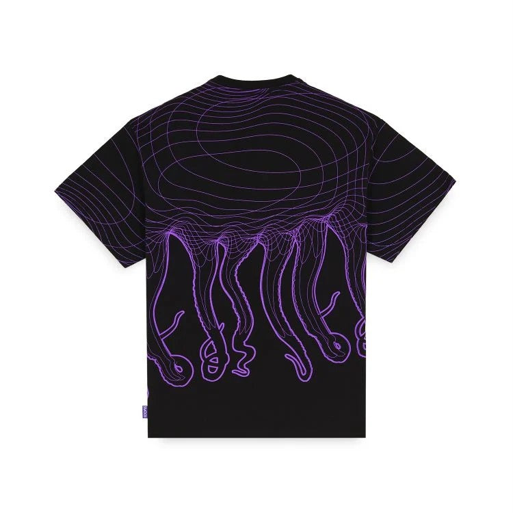 Octopus Evangelion – Eva 01 Flowing Tee Black Men