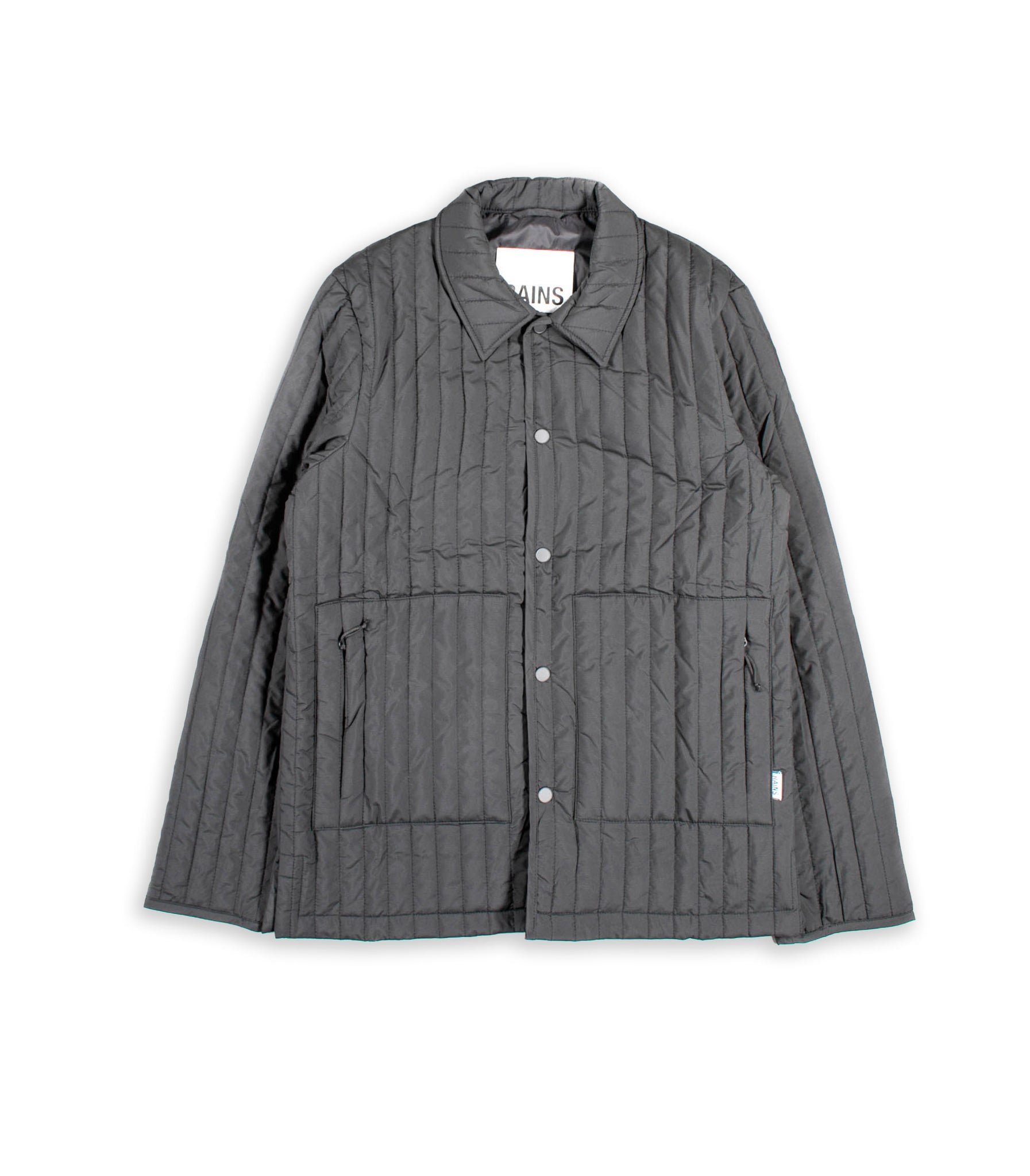 Rains Liner Shirt Jacket Black Unisex