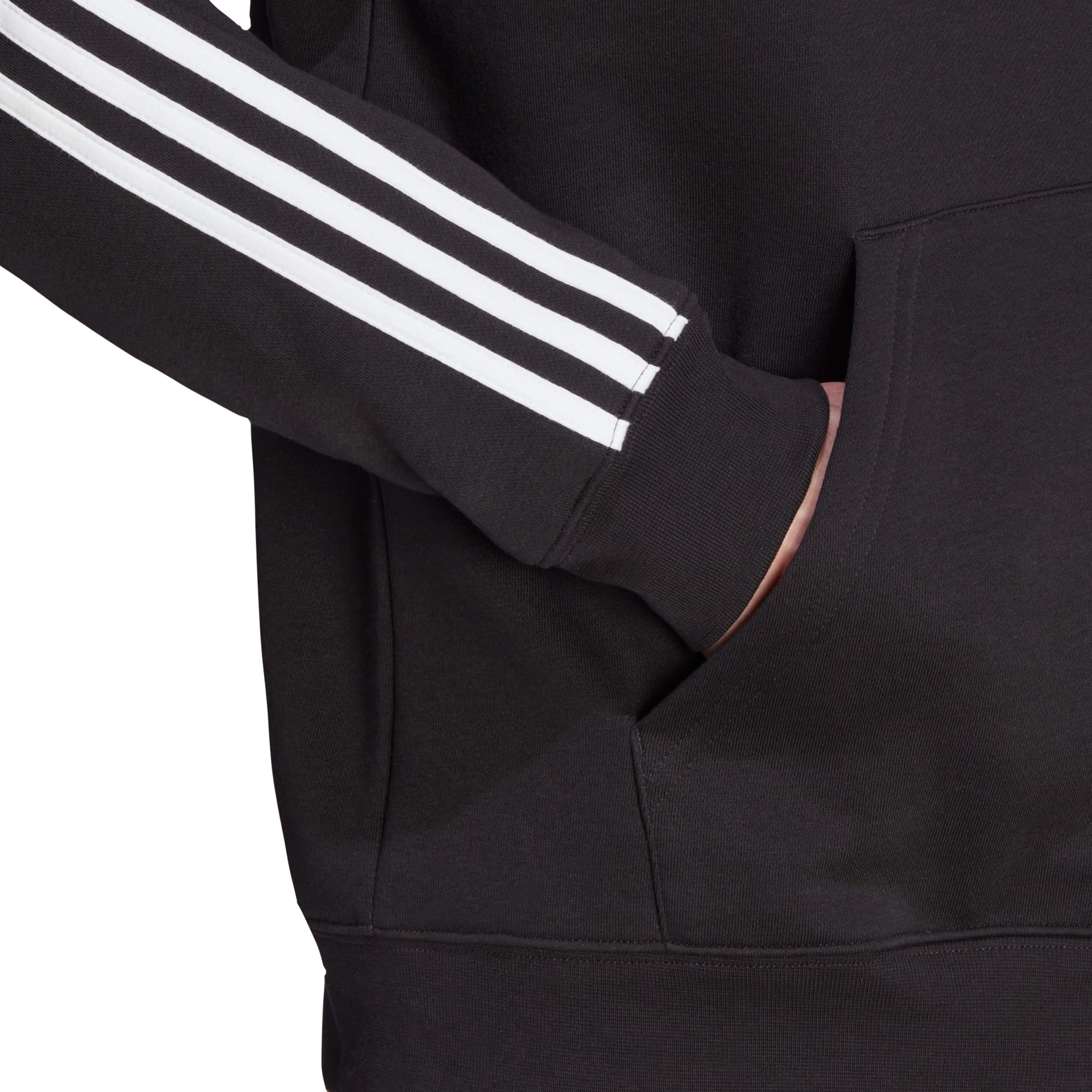 Adidas 3-Stripes Black Sweatshirt