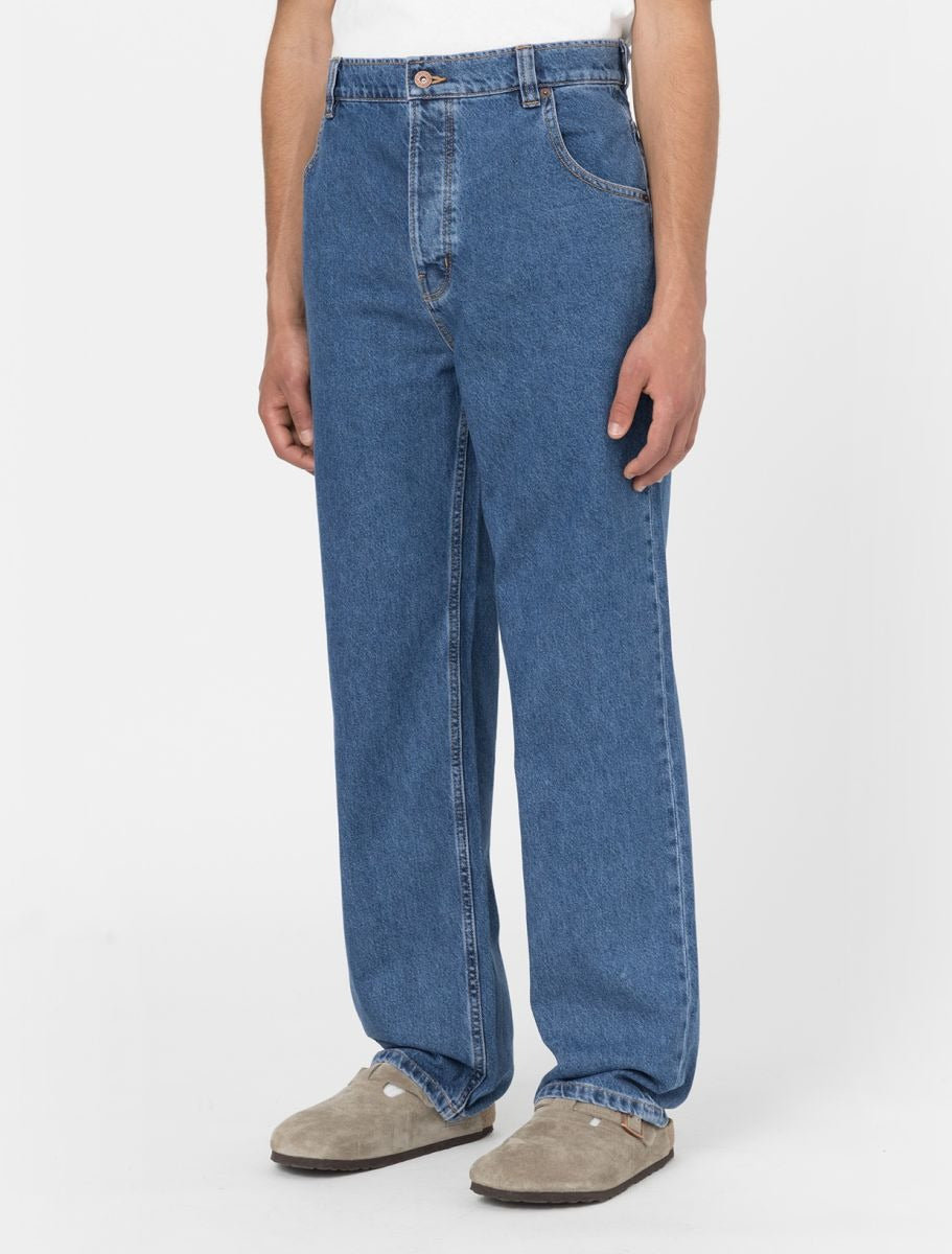 Dickies Thomasville Denim Classic Jeans Navy Blue Unisex Pants