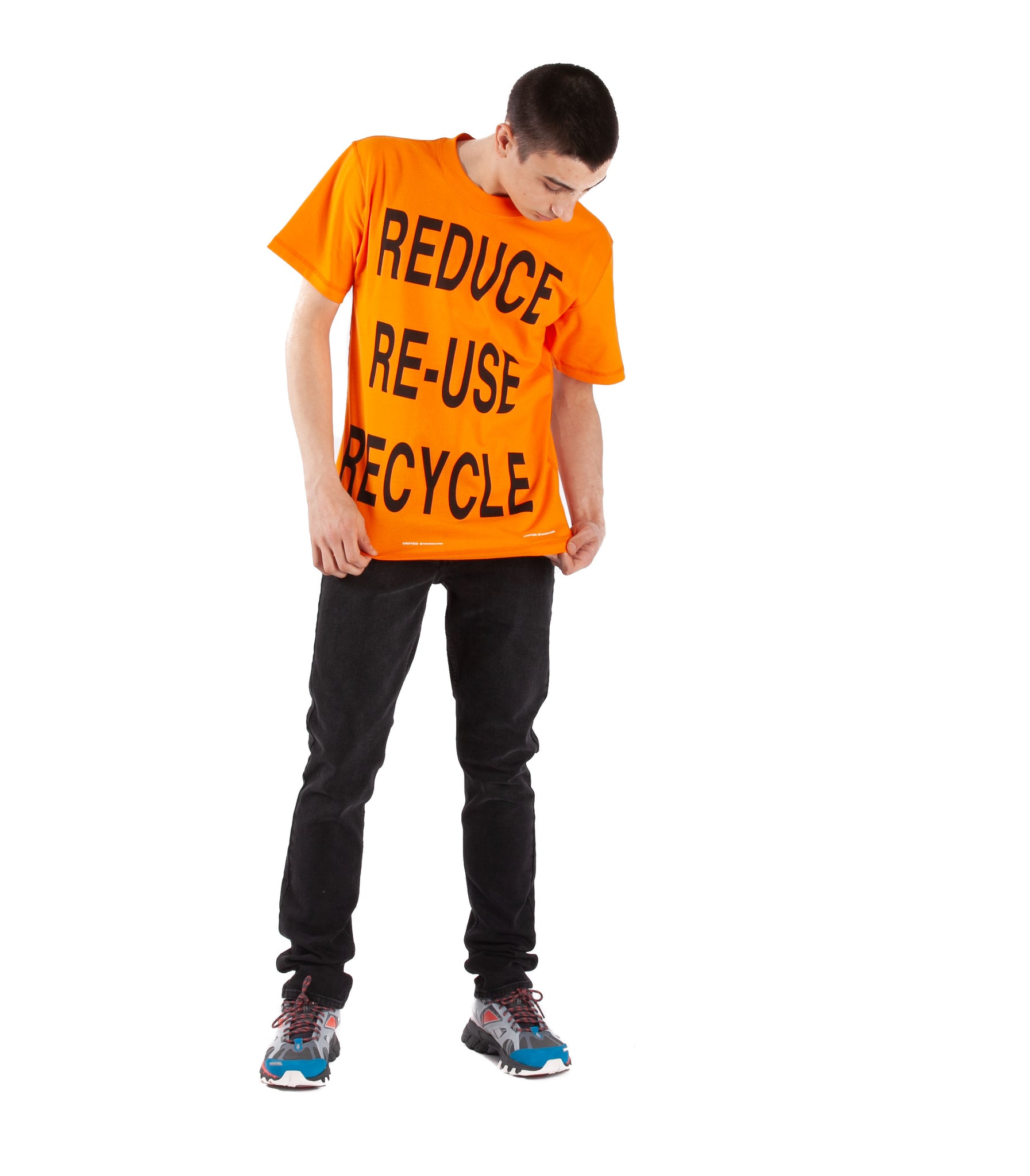 United Standard Virgil Abloh Recycle T-Shirt Orange