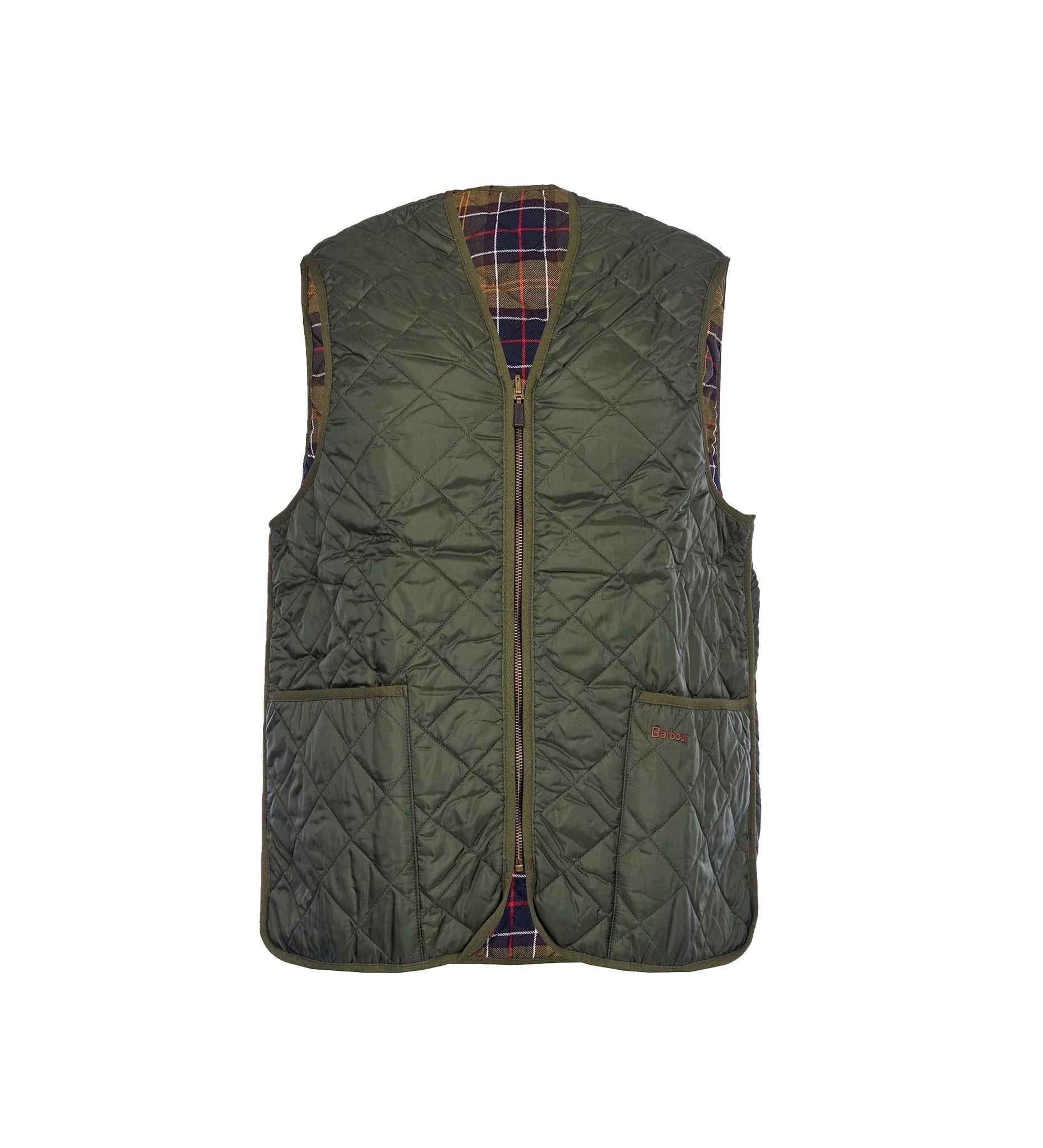 Gilet Barbour Quilted Waistcoat Trapuntato Verde Oliva Uomo