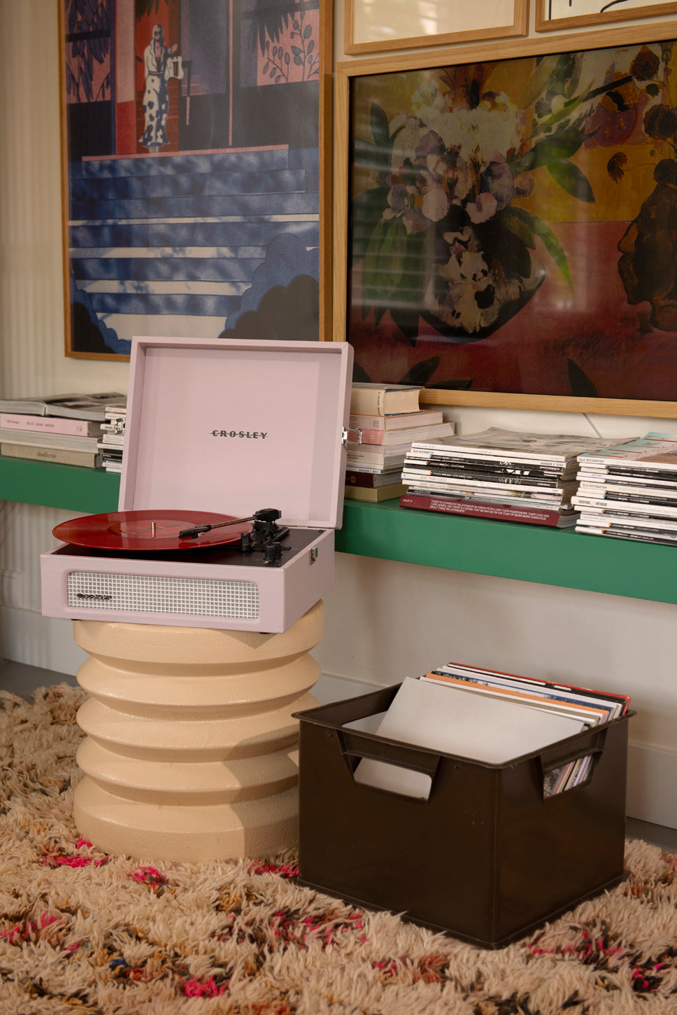 Crosley Voyager Pink Turntable