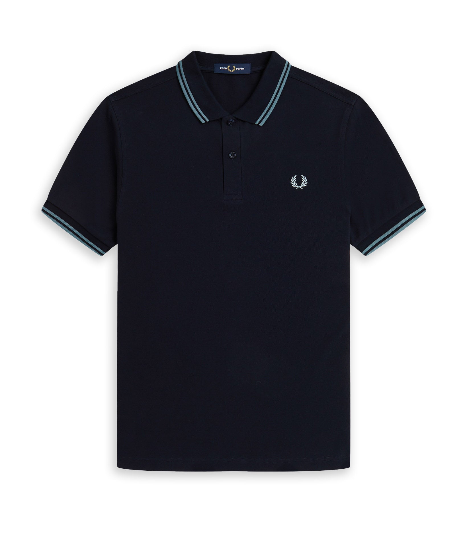 Polo Fred Perry Manica Corta Blu Uomo