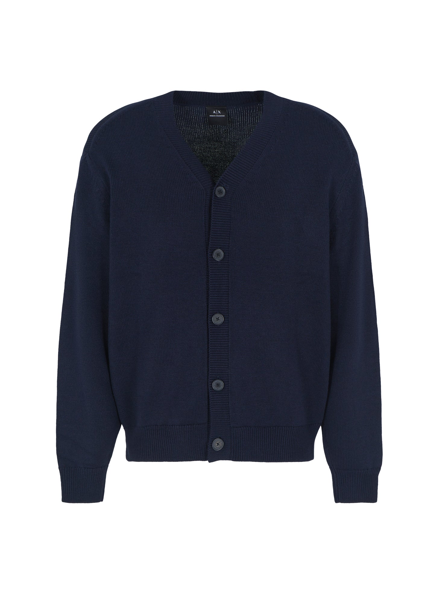 Cardigan Classico Armani Blu