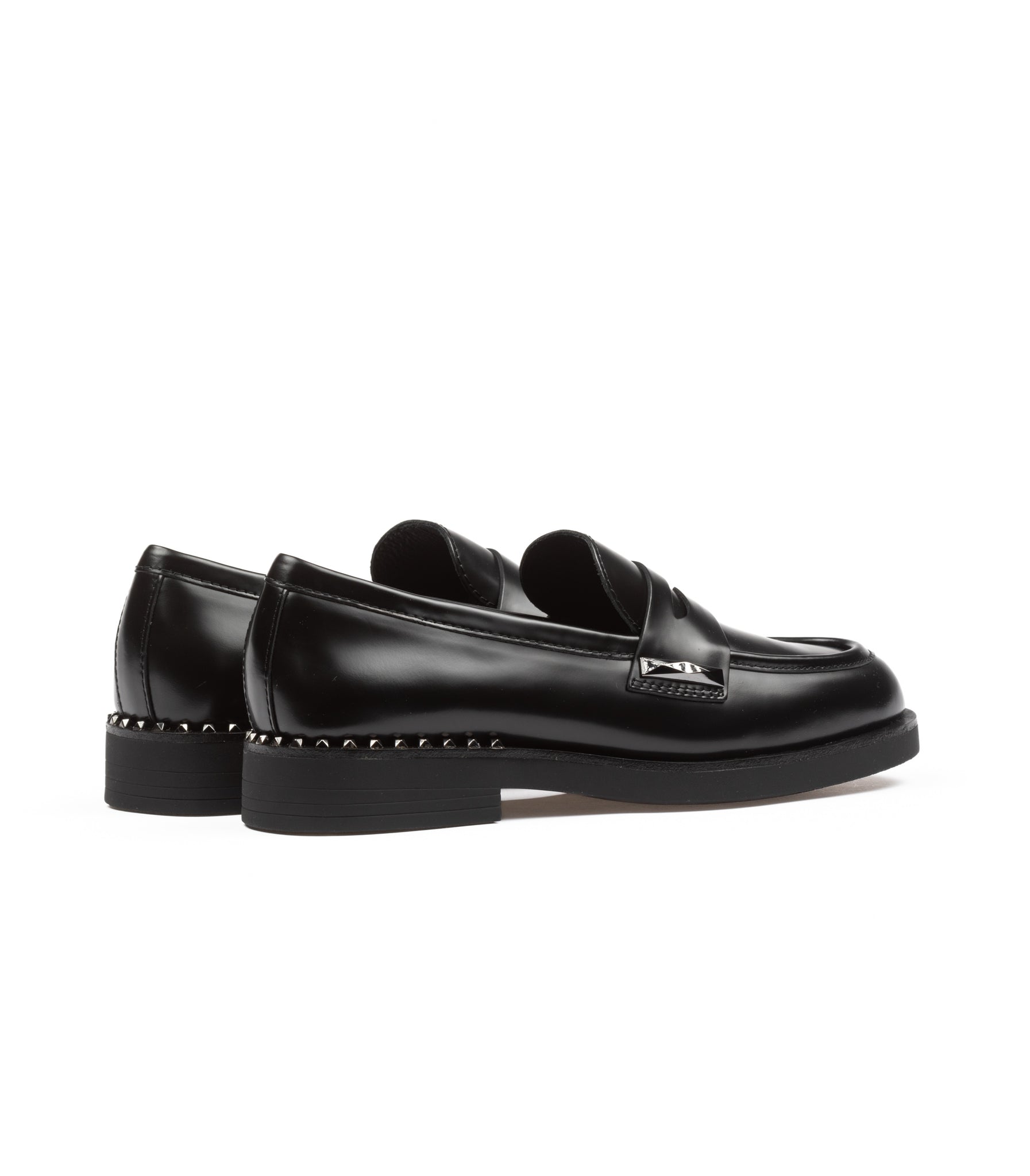 Ash Whisper Studs Mocassino Nero Donna