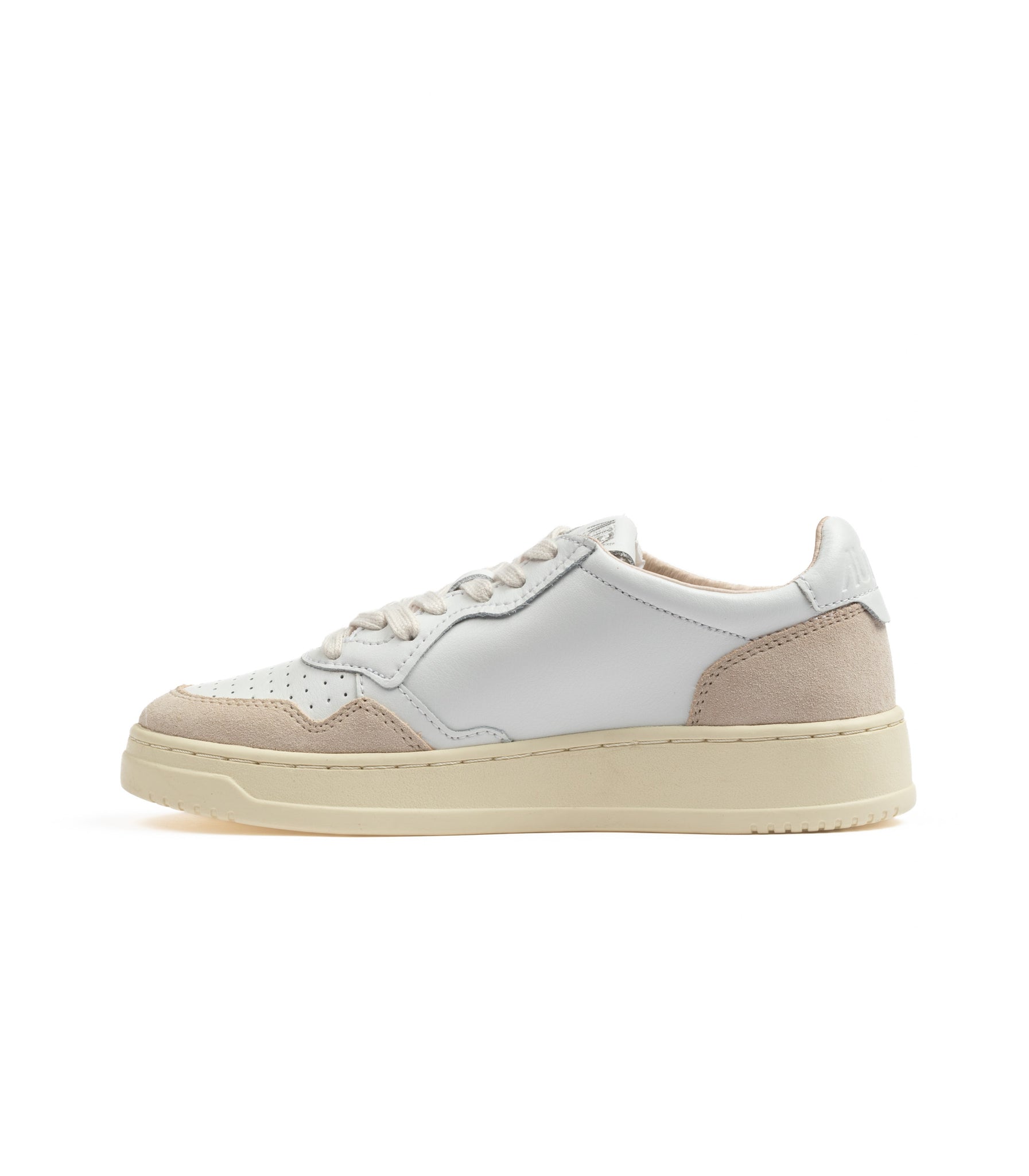 Autry Medalist Low White Suede Women