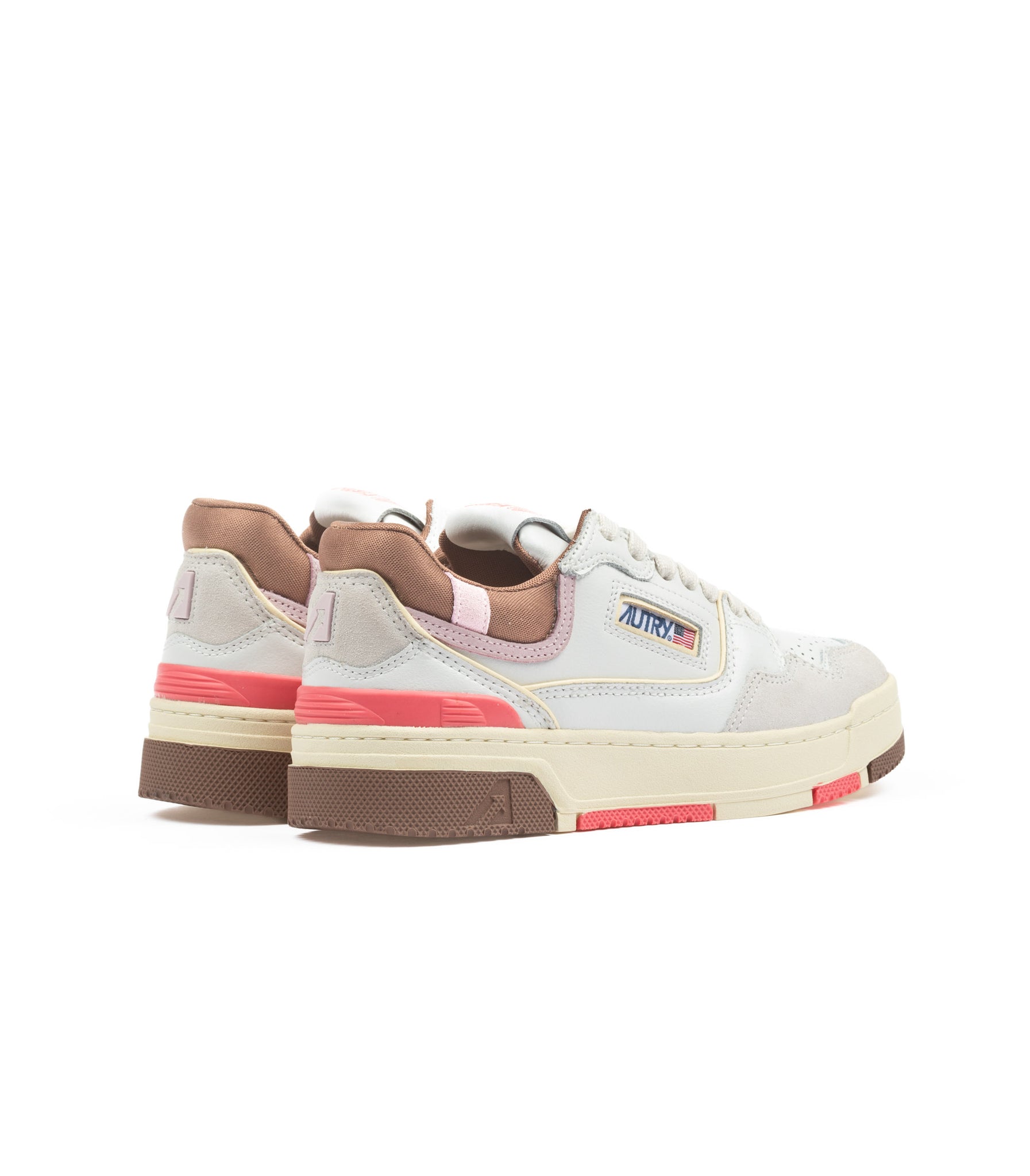 Autry Clc Low White Pink Woman