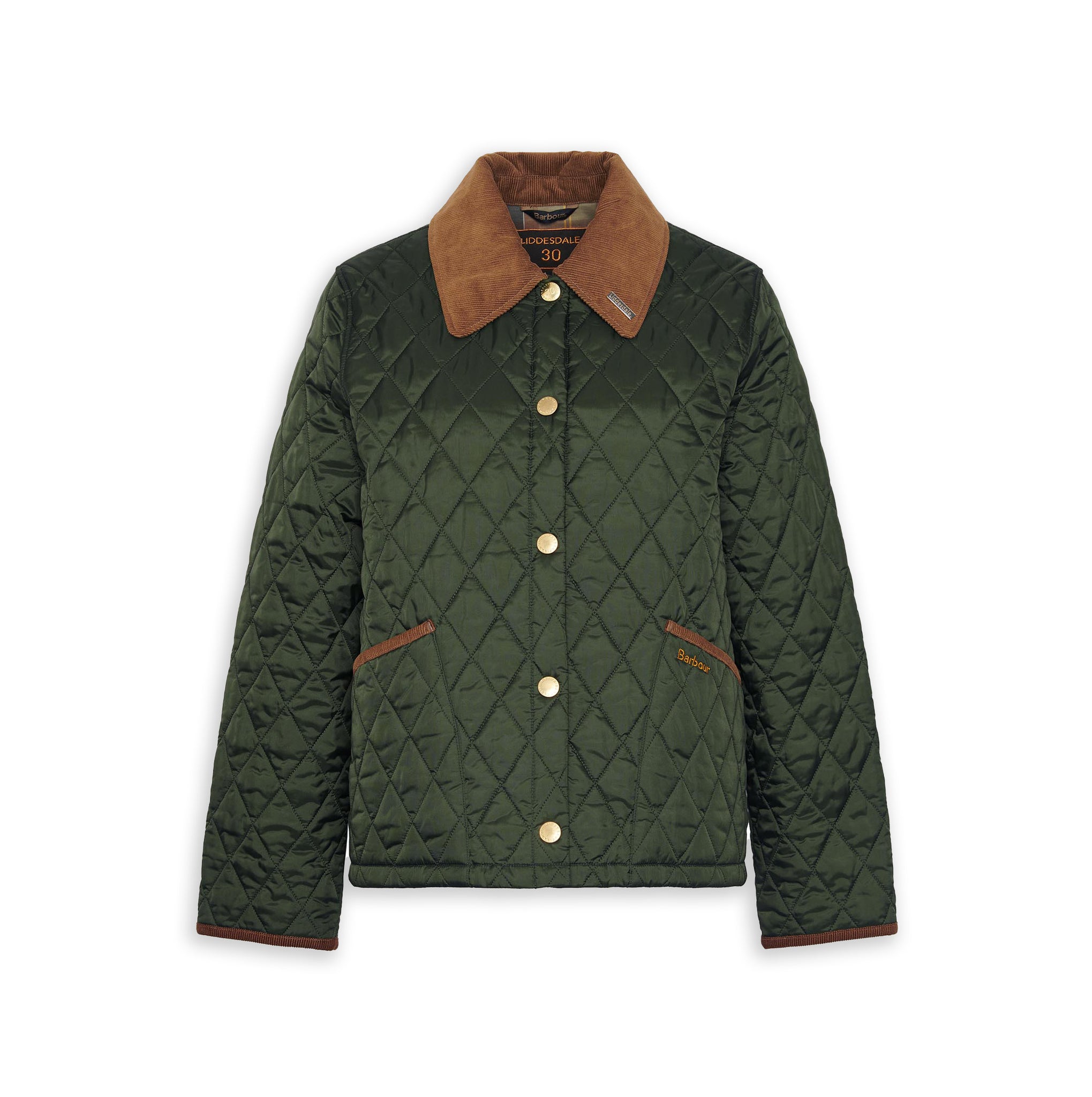 Giacca Barbour Cropped Liddesdale 30th Anniversary Verde Oliva Donna