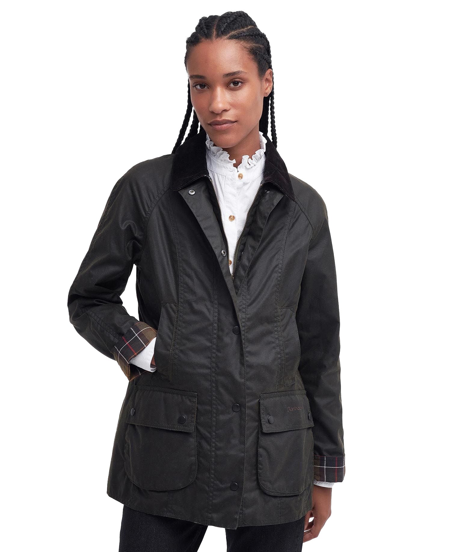 Giacca Barbour Classic Beadnell Olive Donna