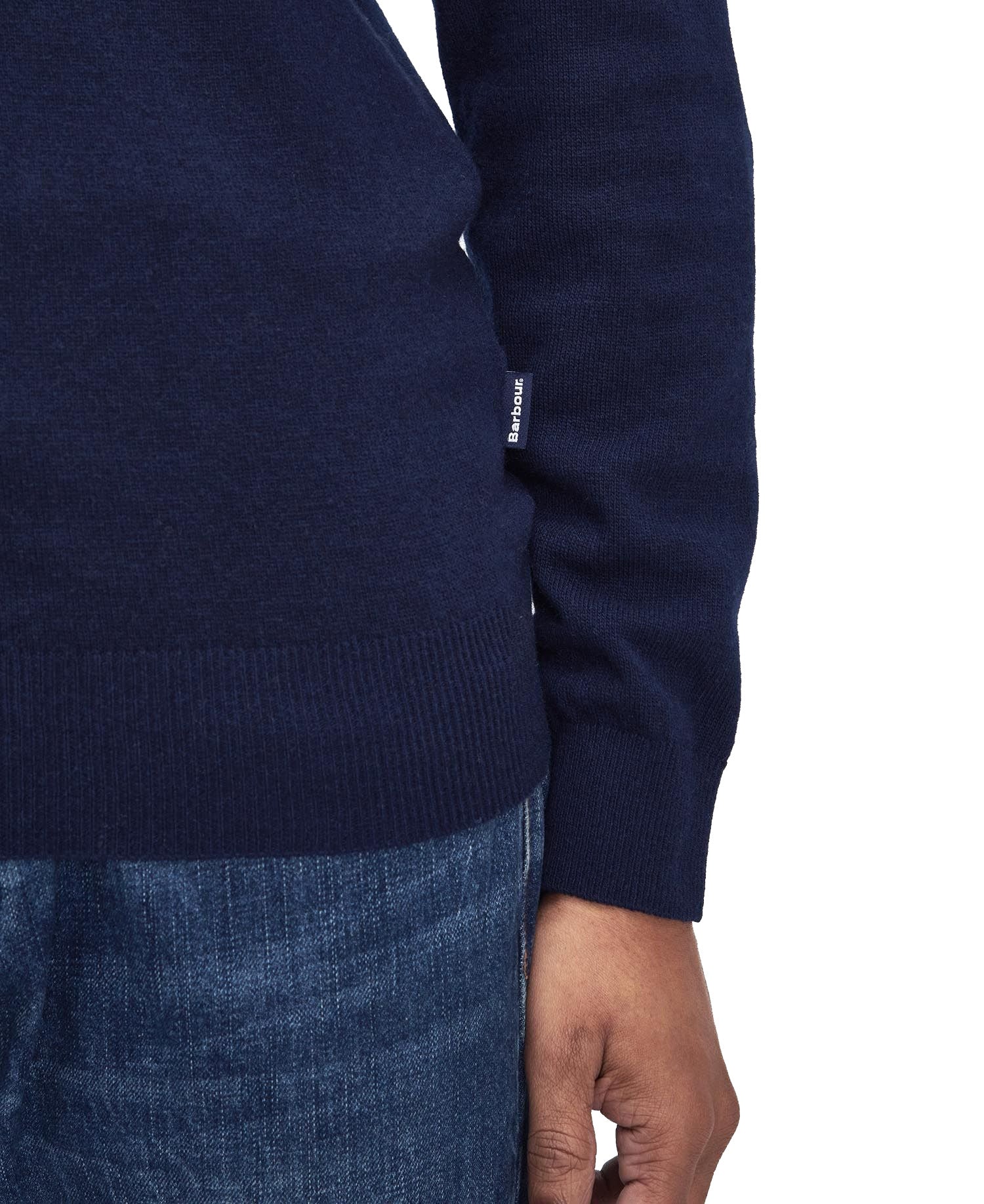 Maglia Barbour Marlow Crew Neck Sweater Blu Uomo