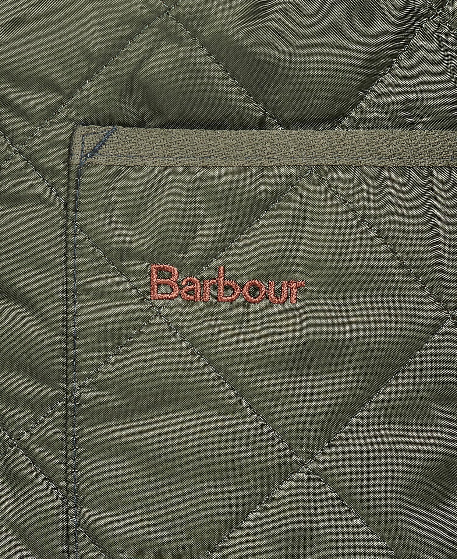 Barbour Quilted Waistcoat Olive Green Men's