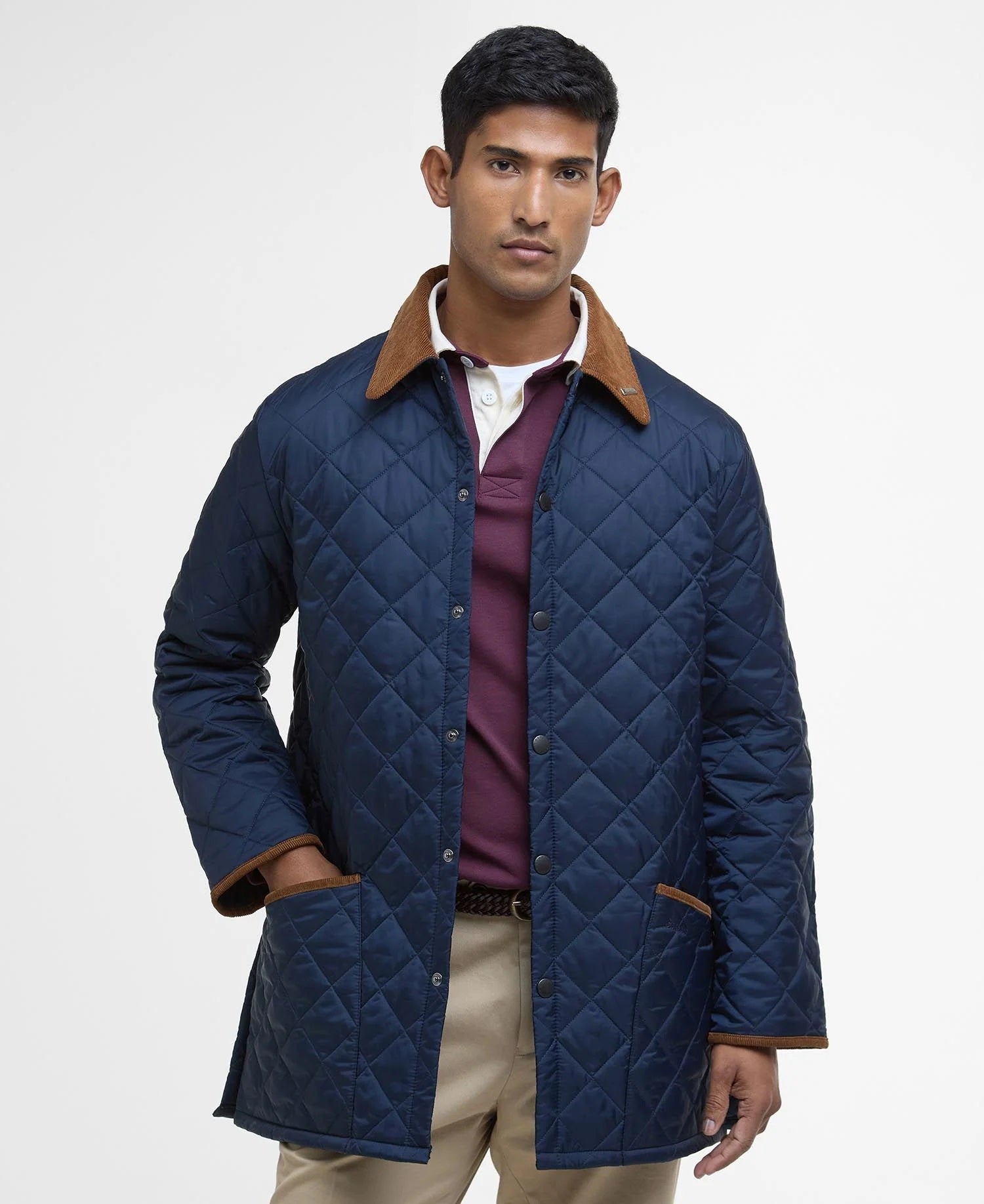 Giacca Barbour Trapuntata Liddesdale 30° Anniversario Blu Uomo