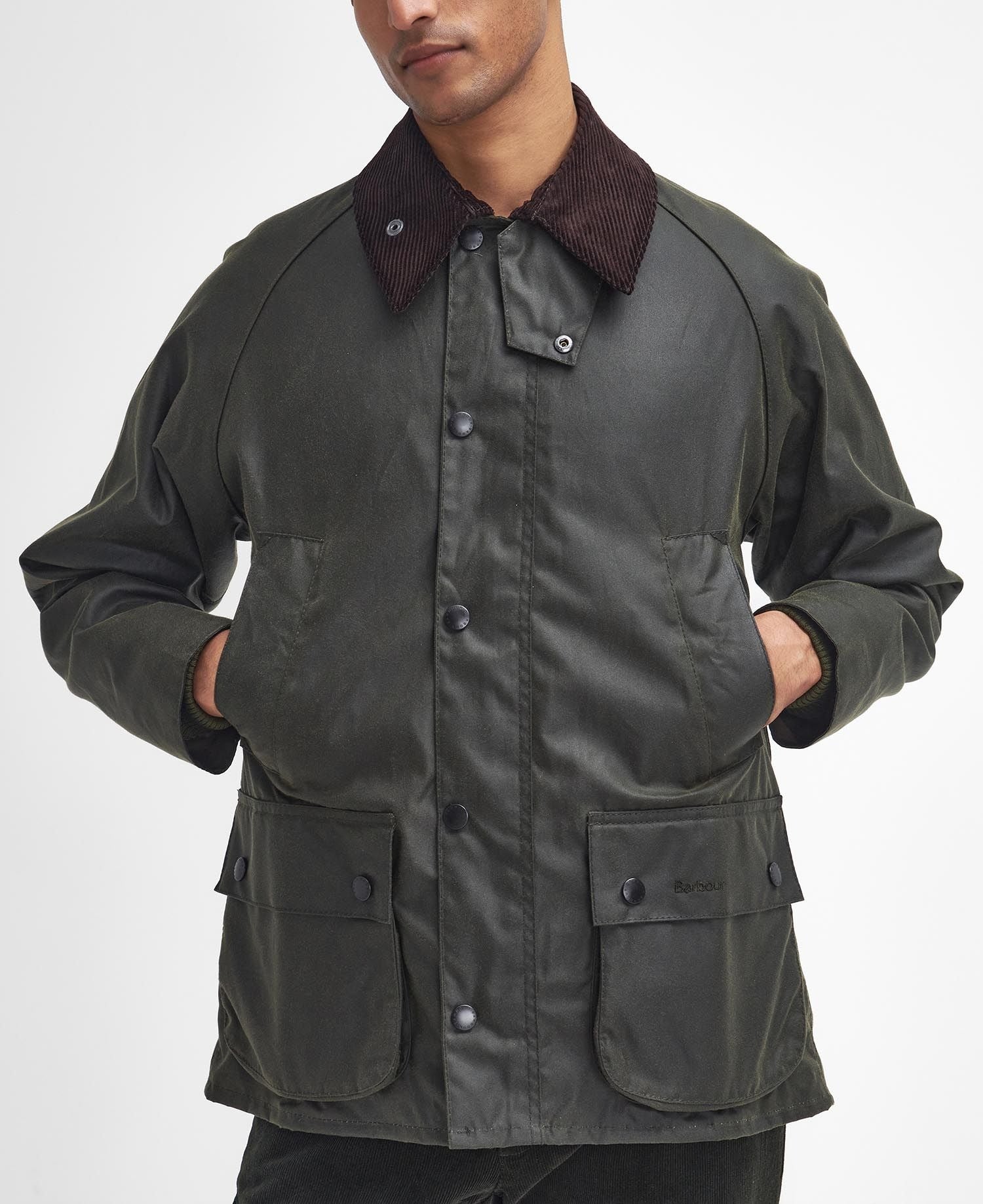 Giacca Barbour Bedale Wax Jacket Archive Verde Oliva Uomo