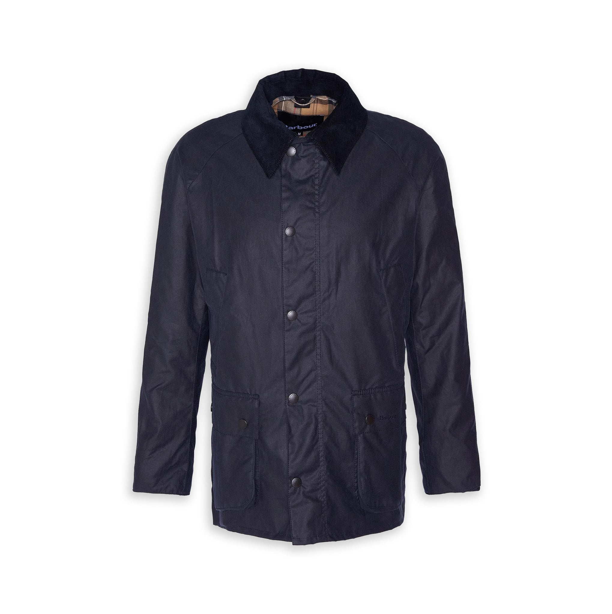 Barbour Ashby Wax Jacket Wax Cot Blu Uomo