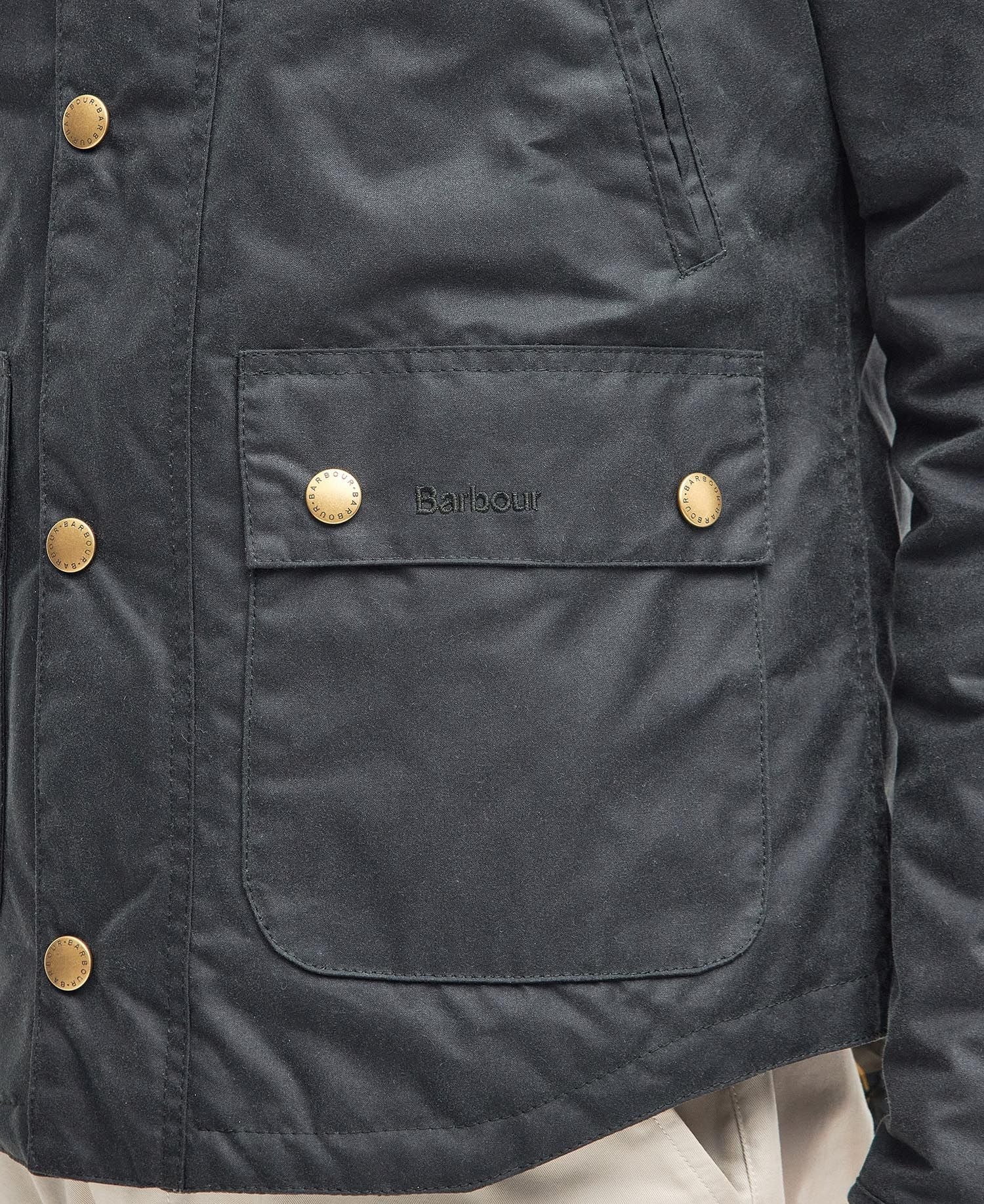 Giacca Barbour Reelin Wax Jacket Wax Cot Verde Uomo