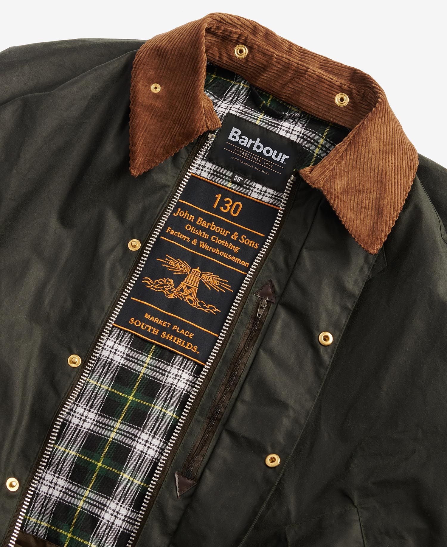 Giacca Barbour 130th Anniversary Transport Verde Salvia Uomo