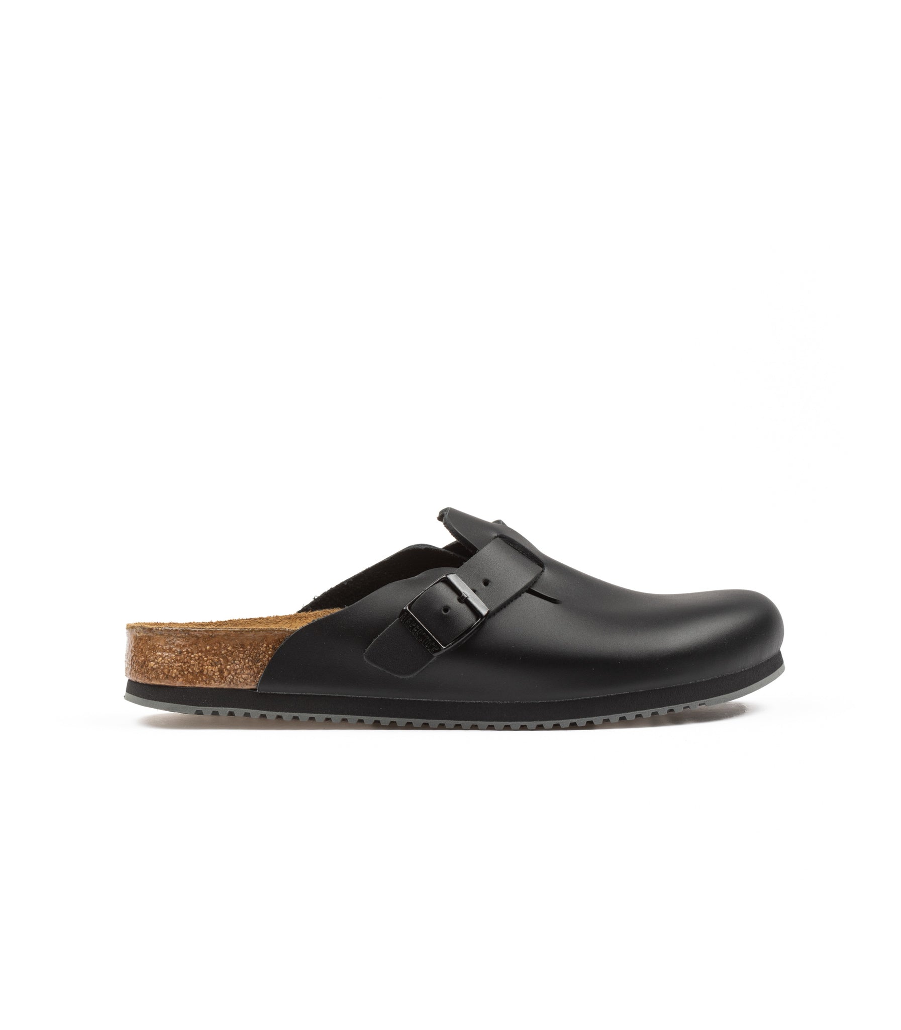 Birkenstock Boston Sl Black Natural Leather