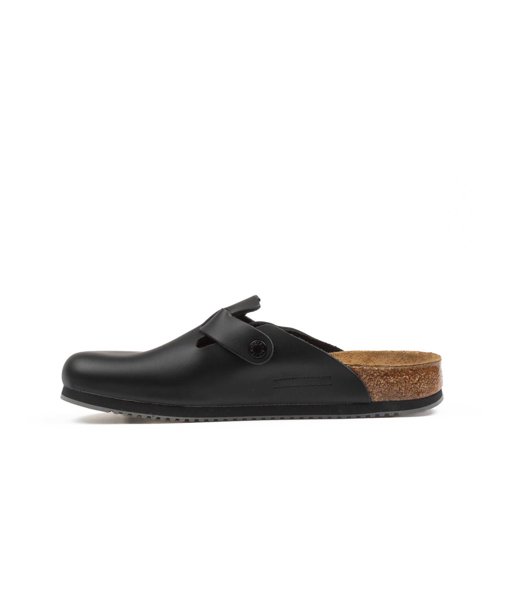 Birkenstock Boston Sl Black Natural Leather