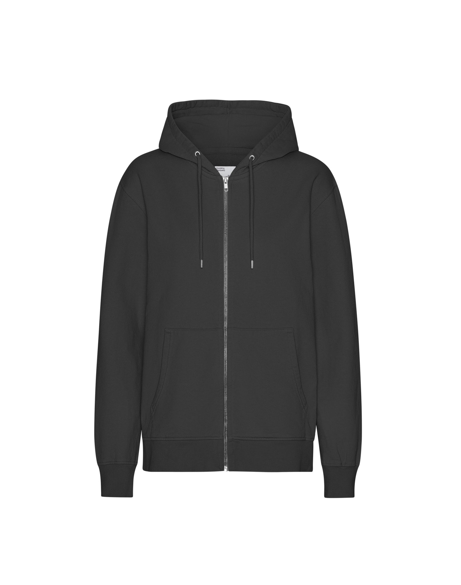 Colorful Black Zip Up Hoodie