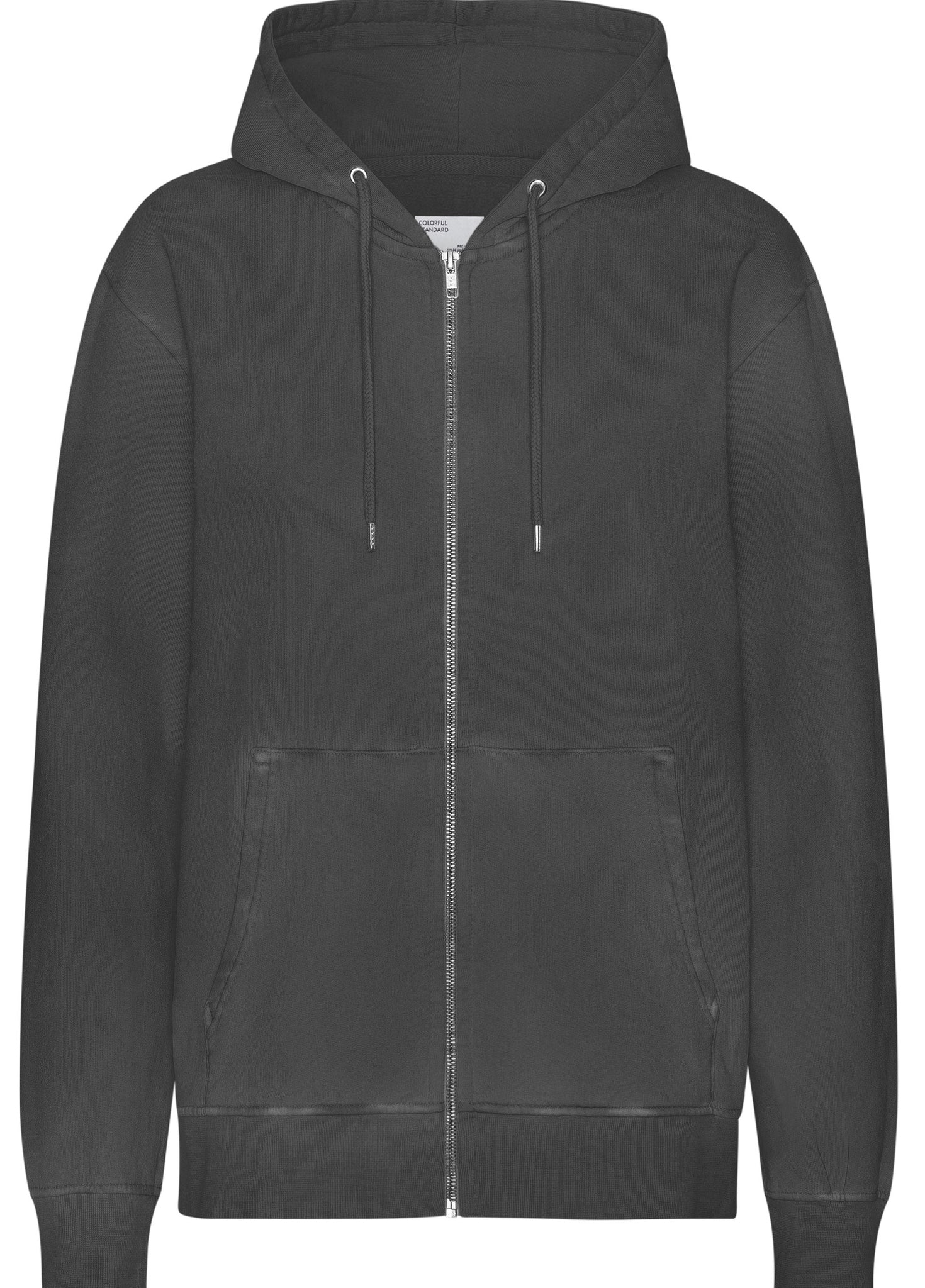 Colorful Faded Black Zip Up Hoodie