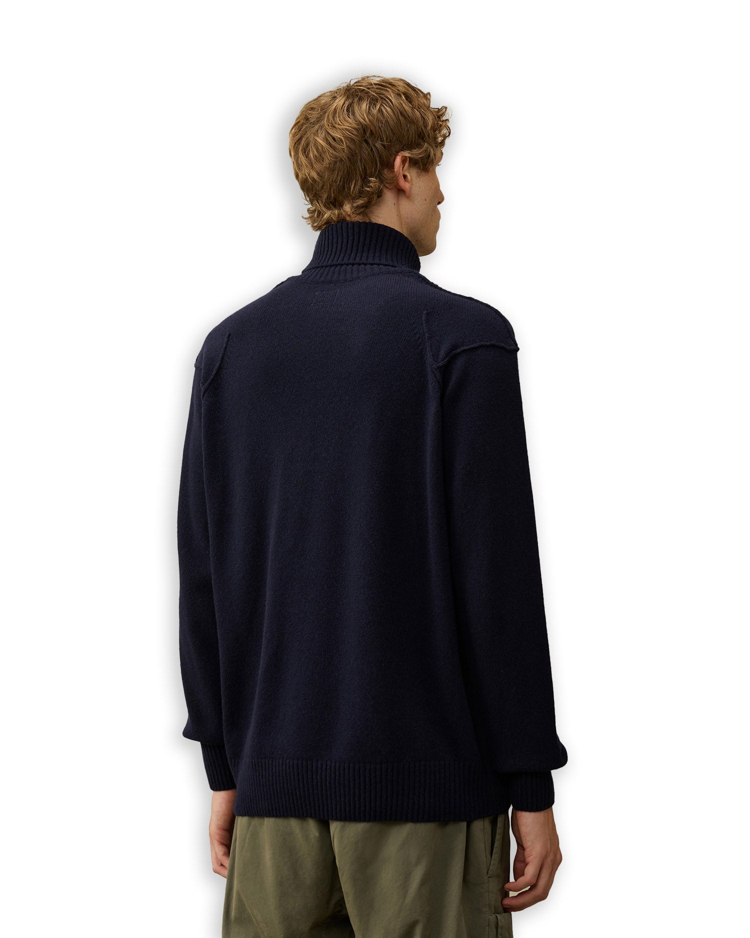 CP Company High Neck Blue Men's Sweater