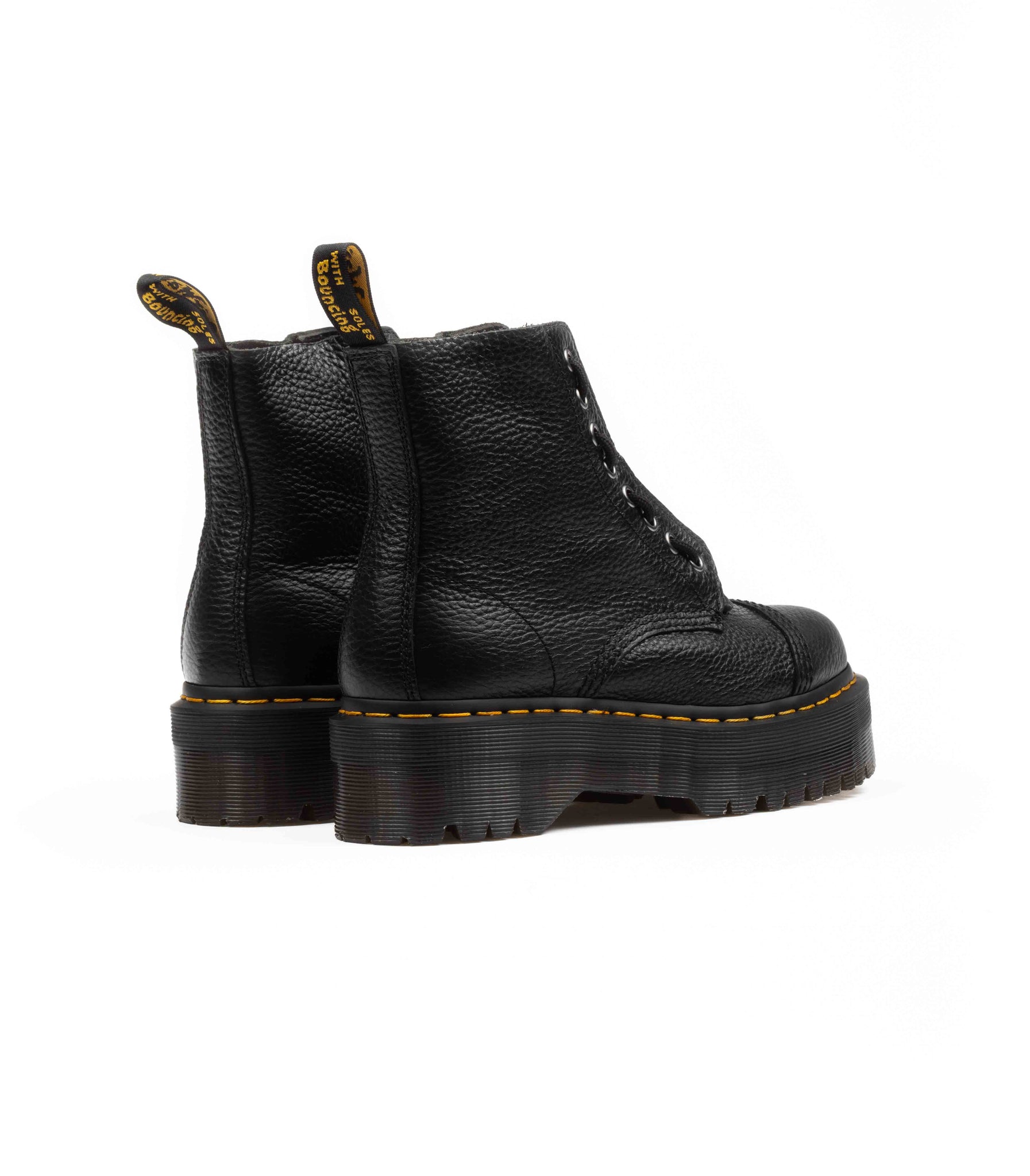 Dr. Martens Sinclair Milled Nappa Zip Con Suola Jadon Nero Donna