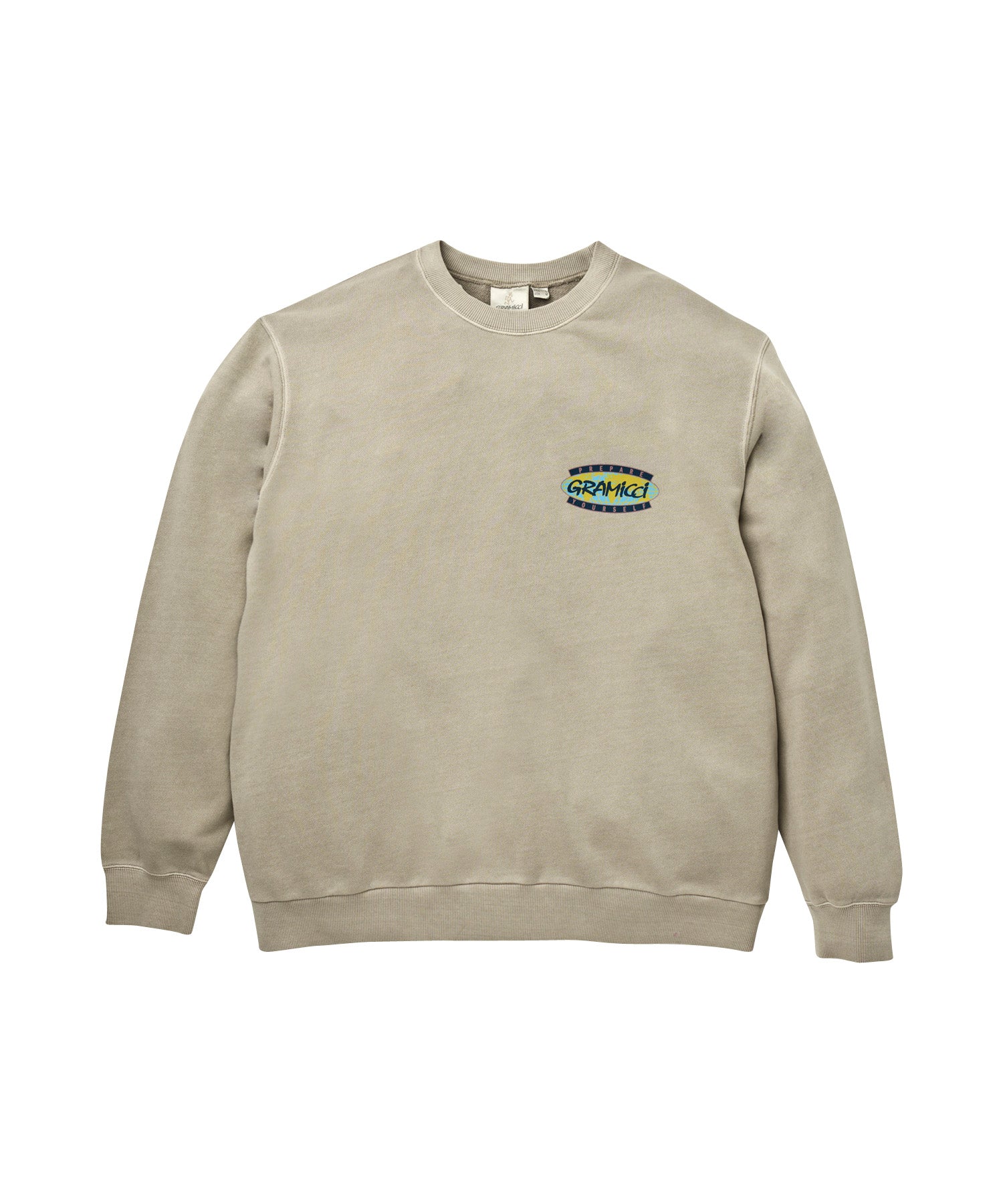 Gramicci Crewneck Sweatshirt Prepare Yourself Beige