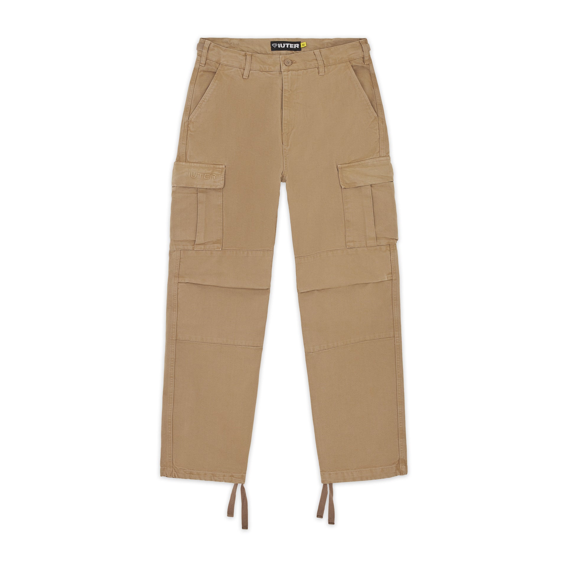 Pantaloni Iuter Cargo Canvas Beige