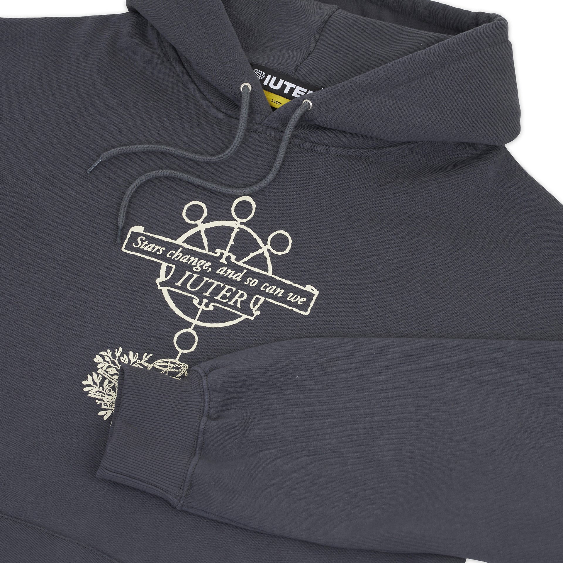 Felpa Cappuccio Iuter Astro Hoodie Antracite