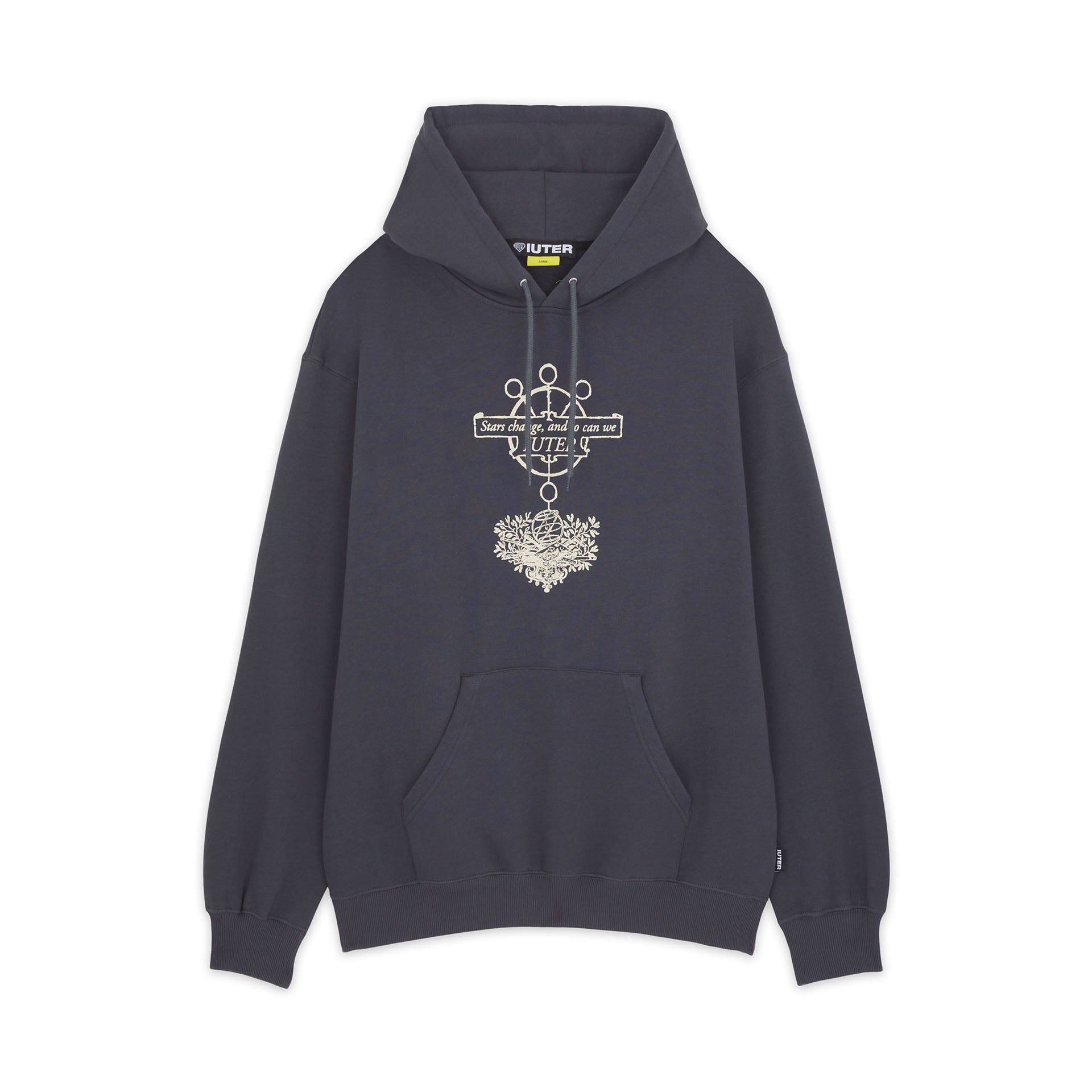 Felpa Cappuccio Iuter Astro Hoodie Antracite