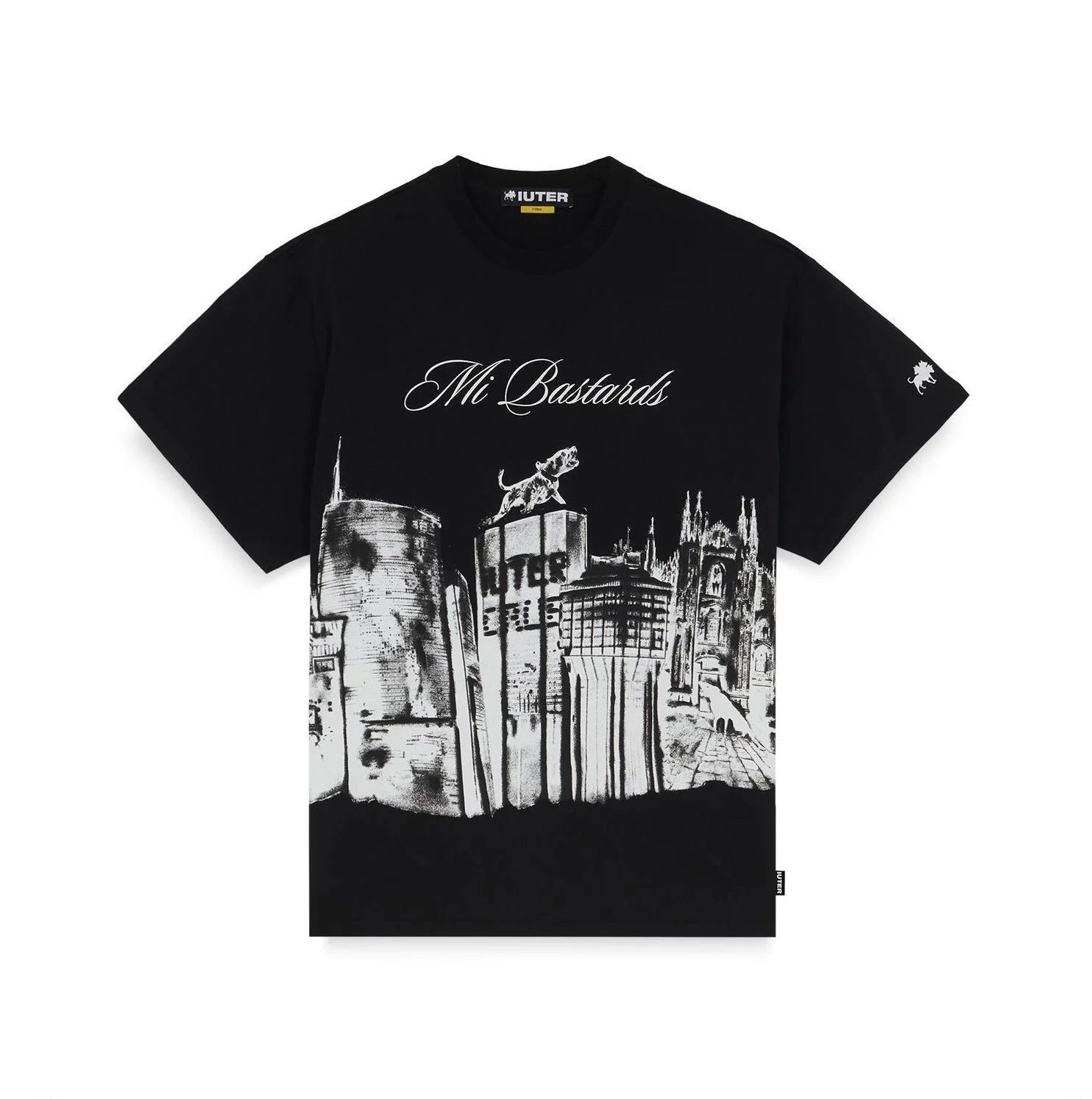 Iuter X Club Dogo Skyline Tee Nero