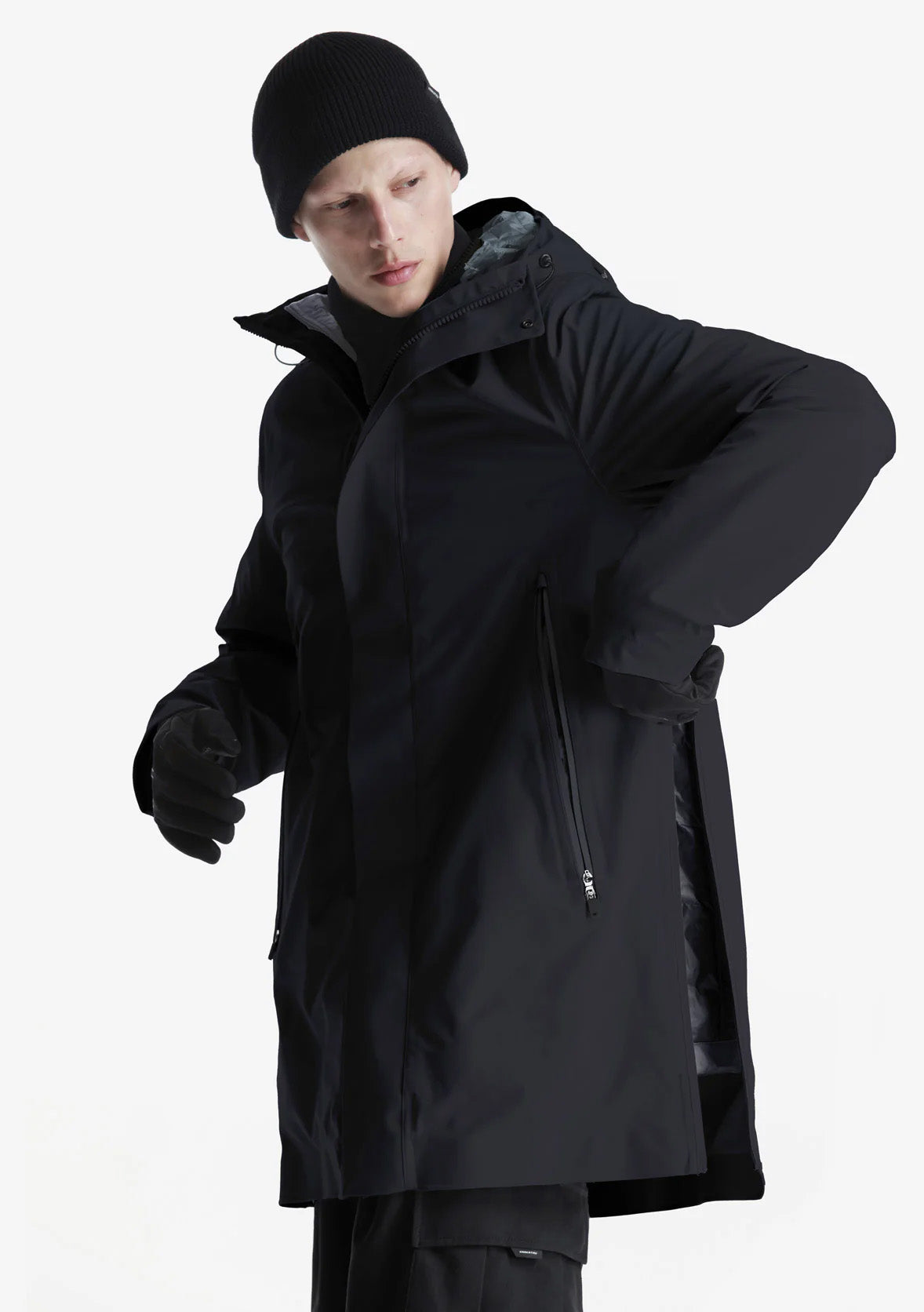 Krakatau Planck Liner Parka Nero Uomo