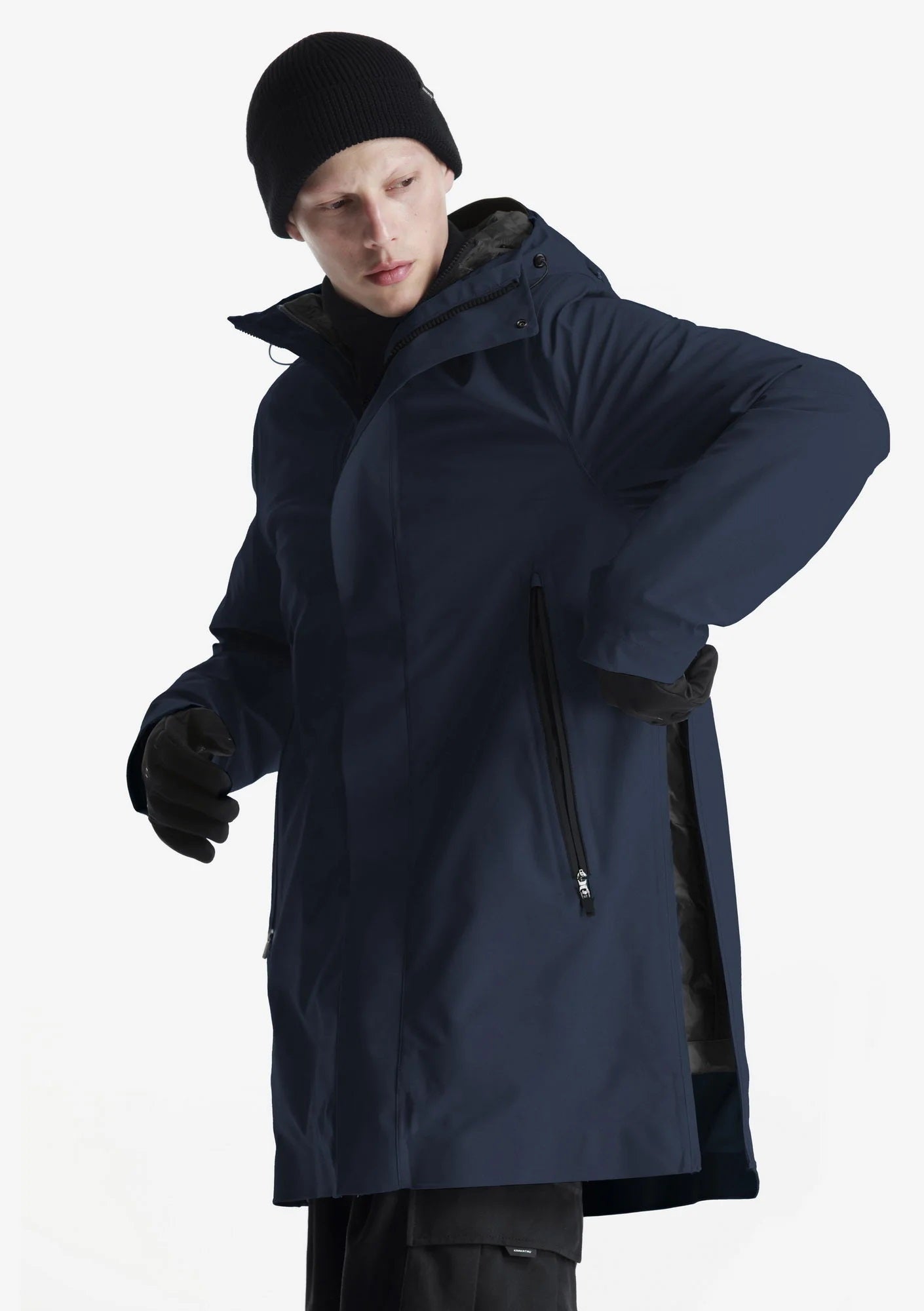 Krakatau Planck Liner Parka Blu Uomo