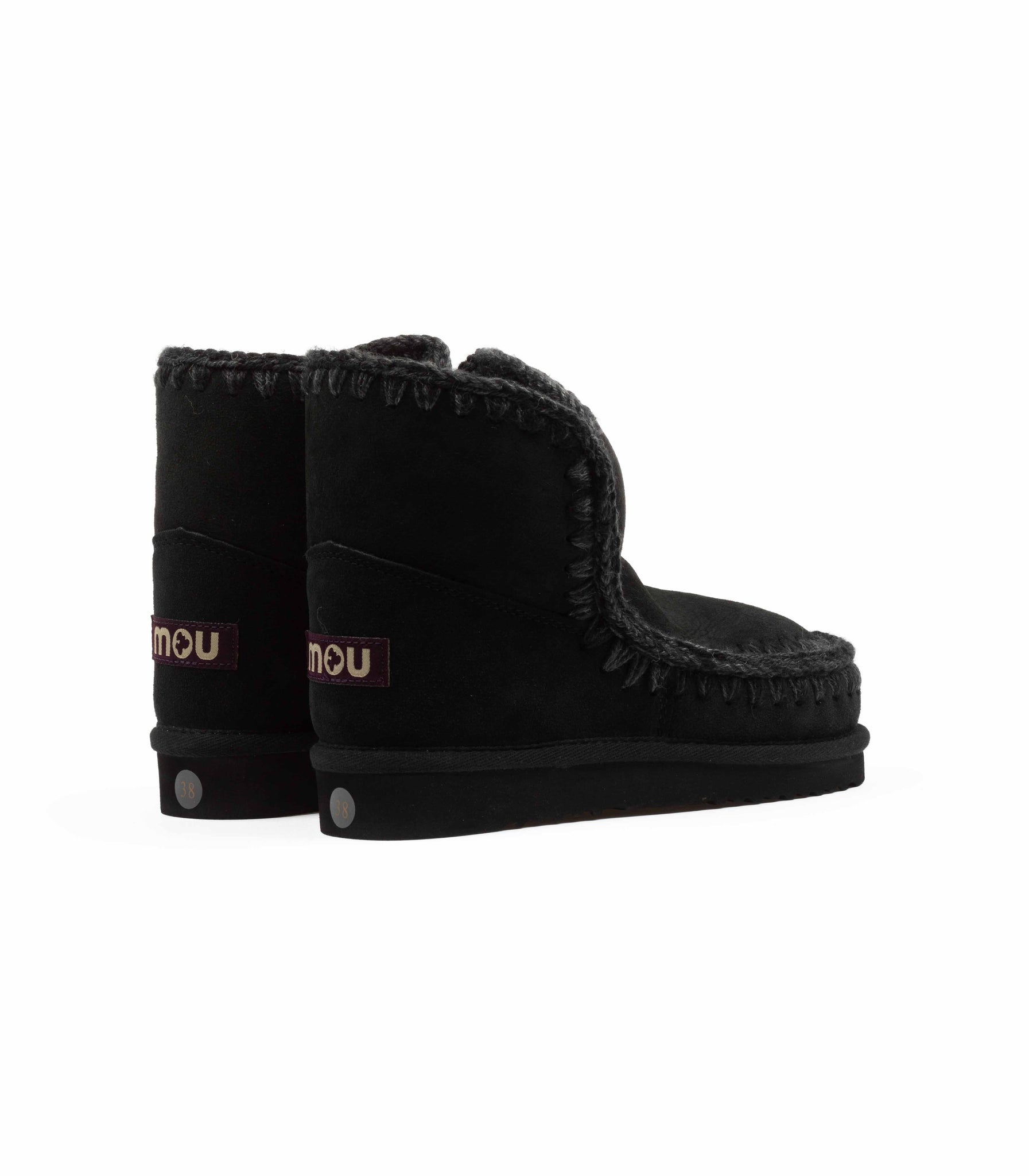 Mou Scarponcino Ekimo 18 Suede Nero Donna