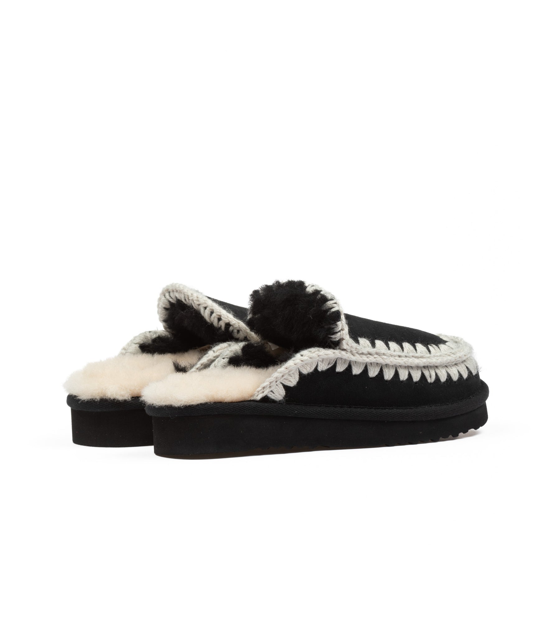 Mou Eskimo Slipper Nero Donna