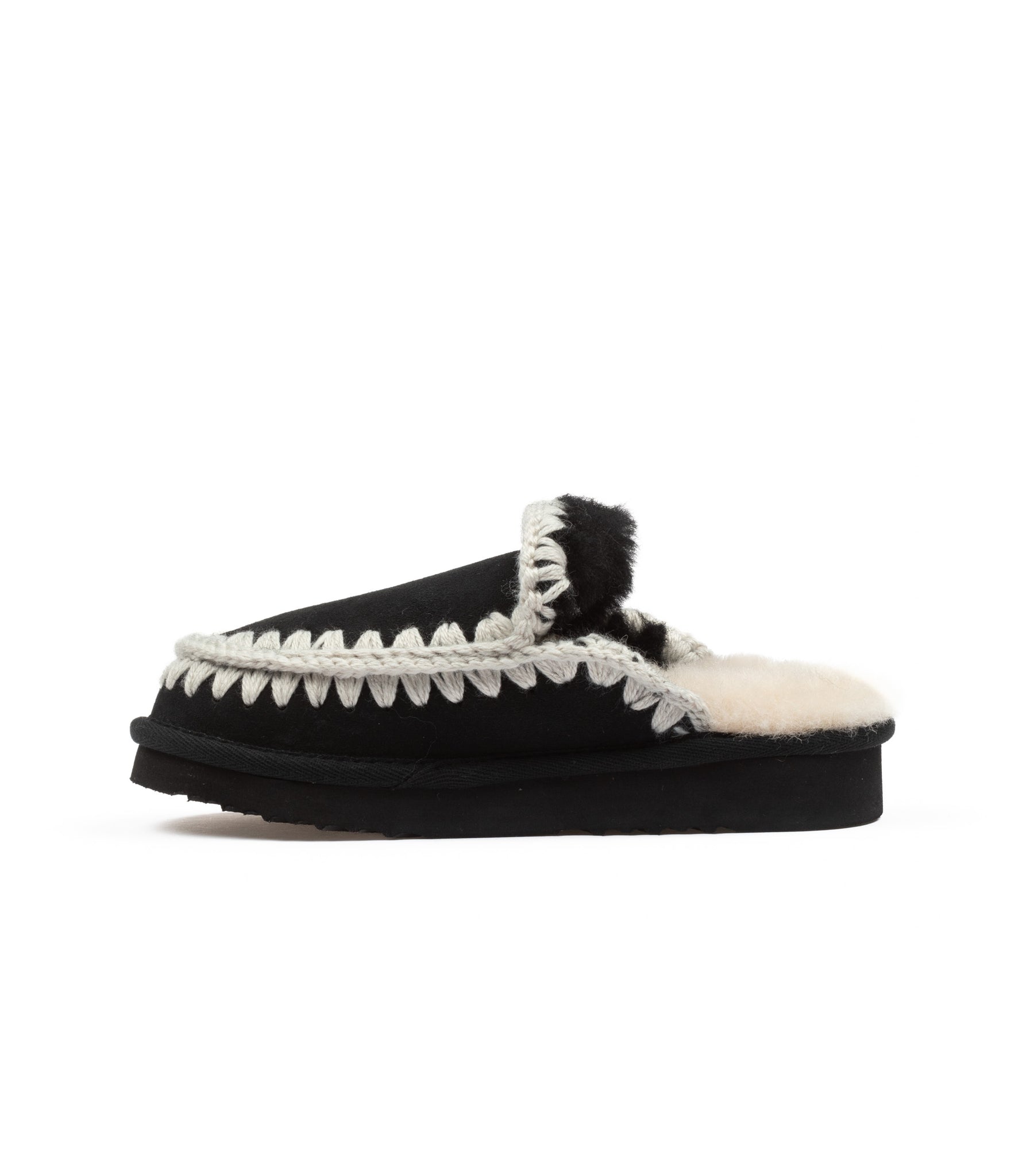 Mou Eskimo Slipper Nero Donna