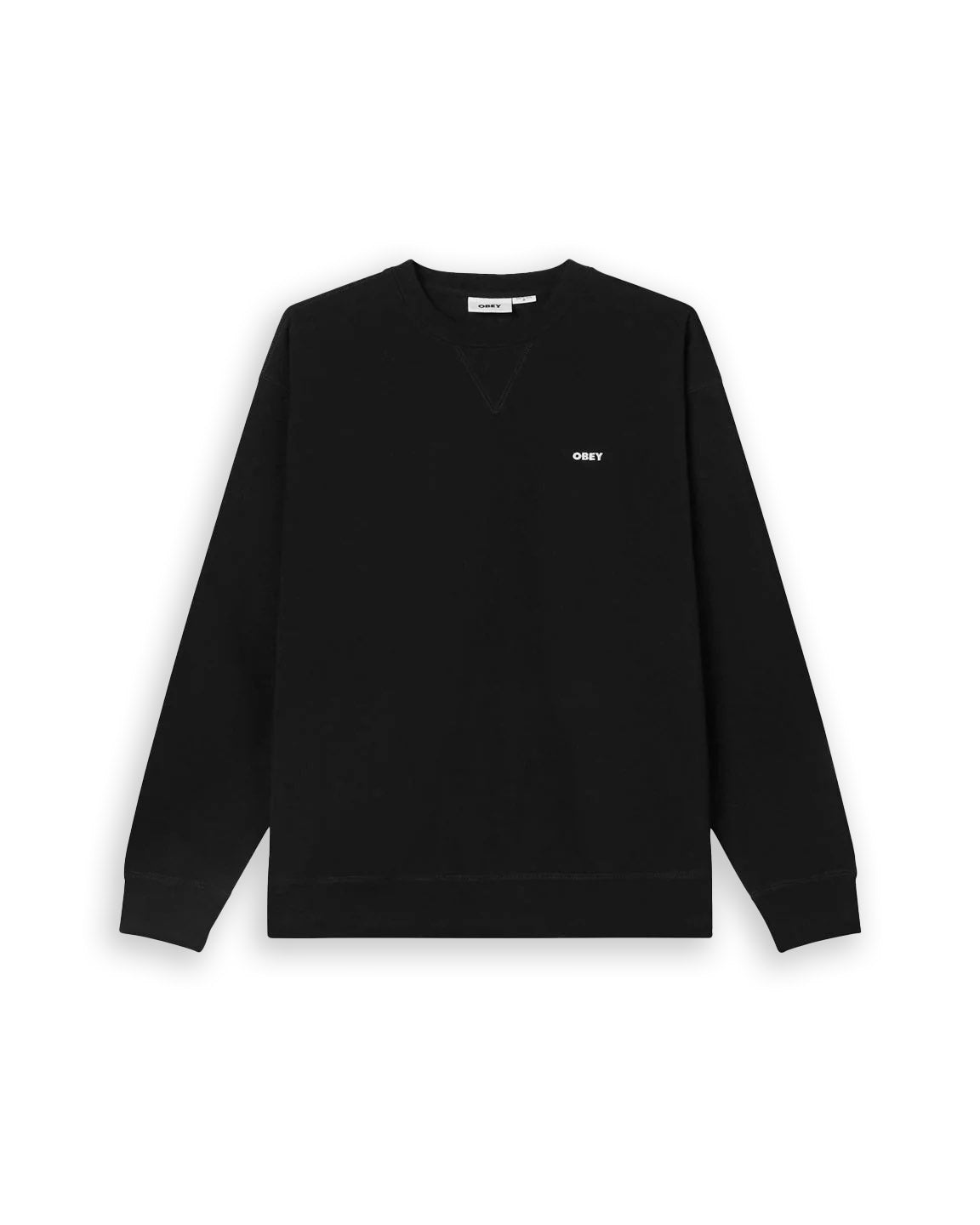 Obey Established Works Bold Crewneck Sweatshirt Black