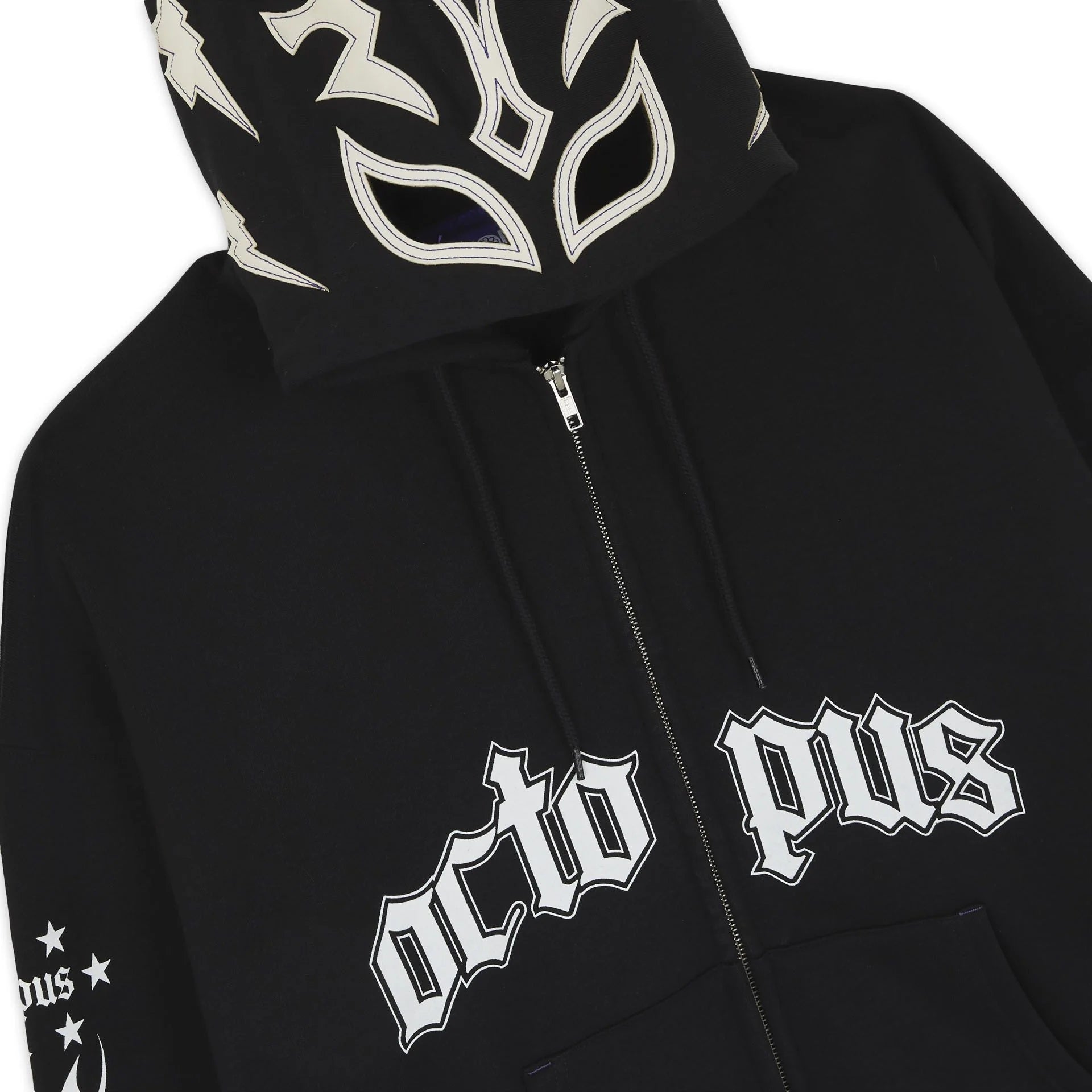 Octopus Lucha Libre Mask Full Zip Hoodie