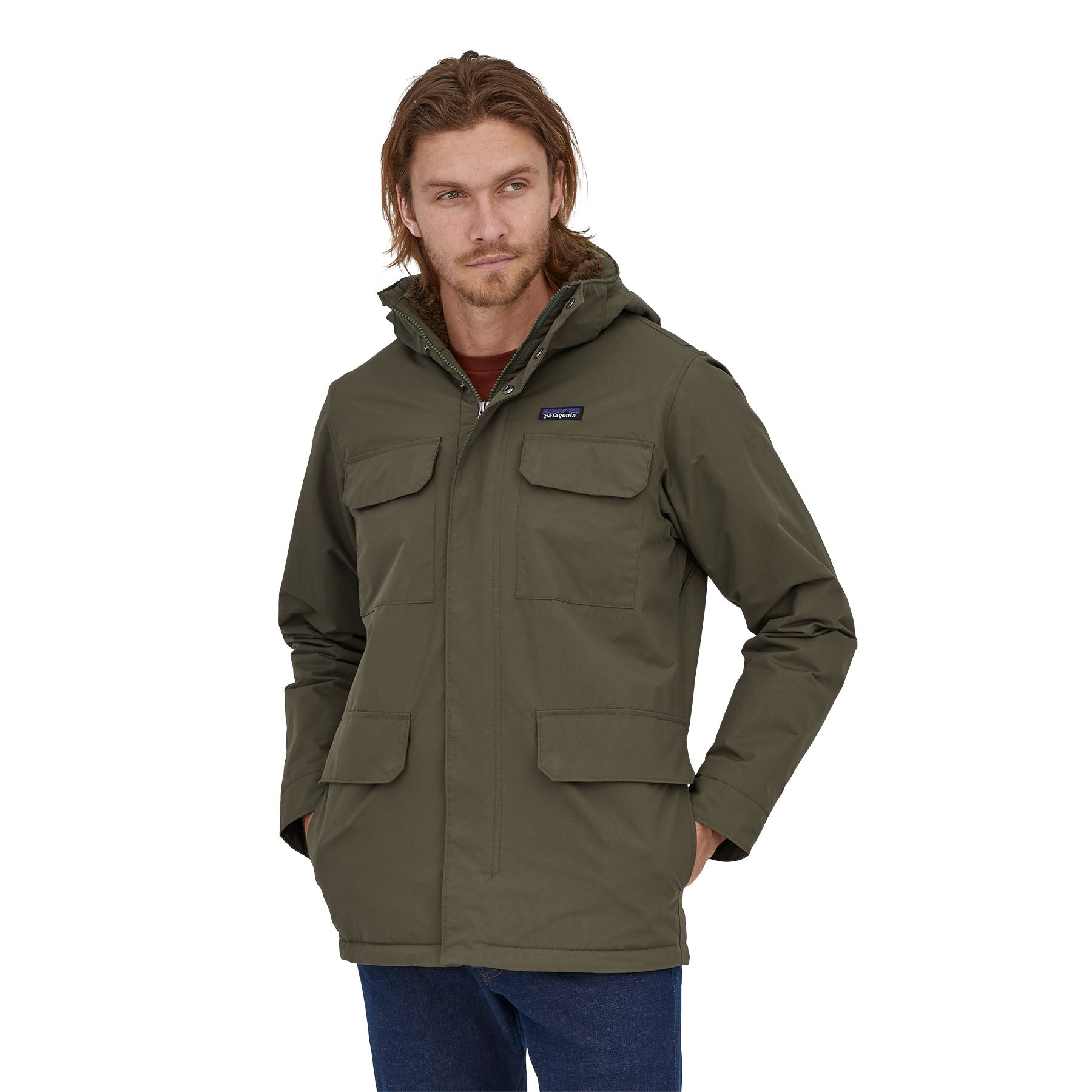 Patagonia Isthmus Parka Regulat Fit Military Green