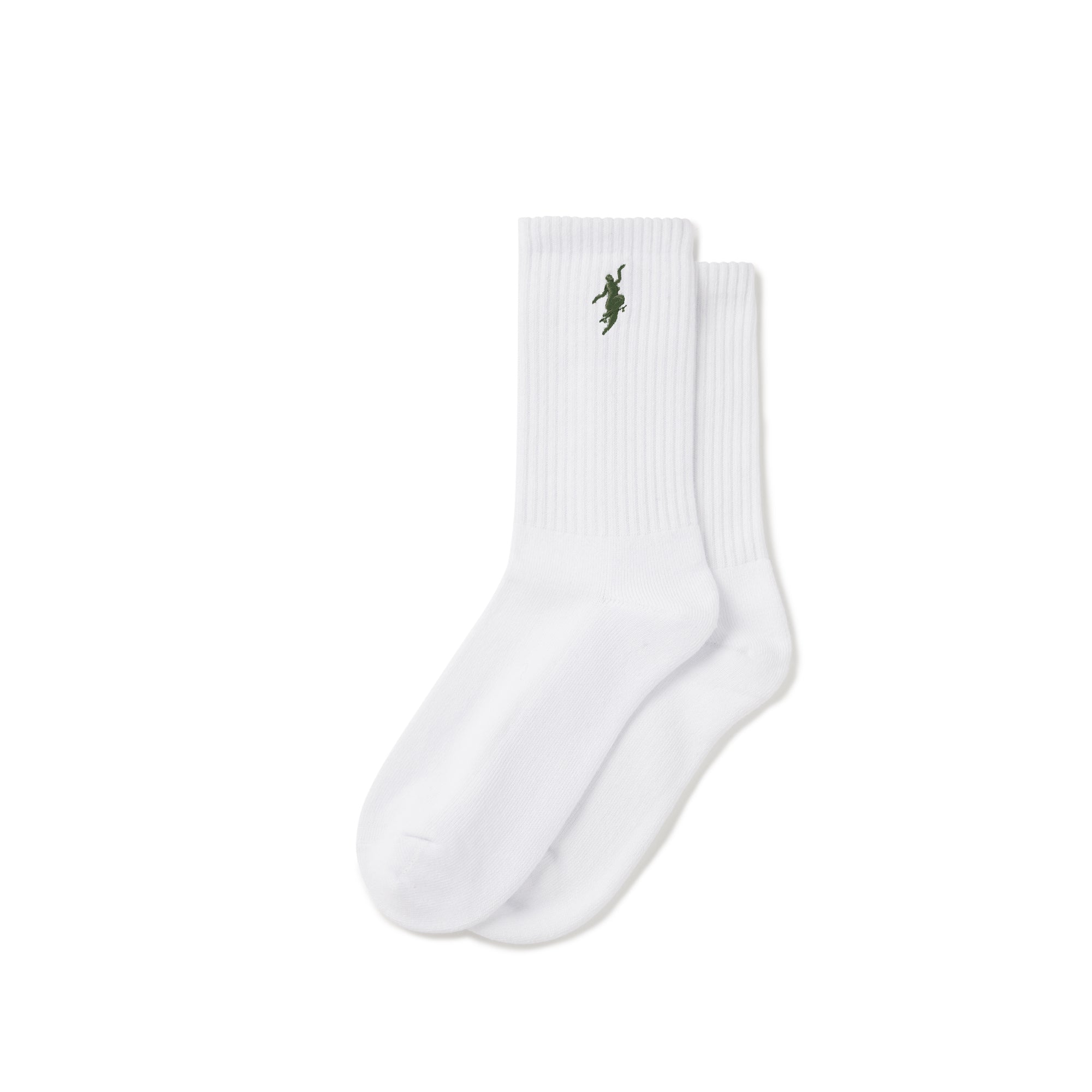 Rib Socks White