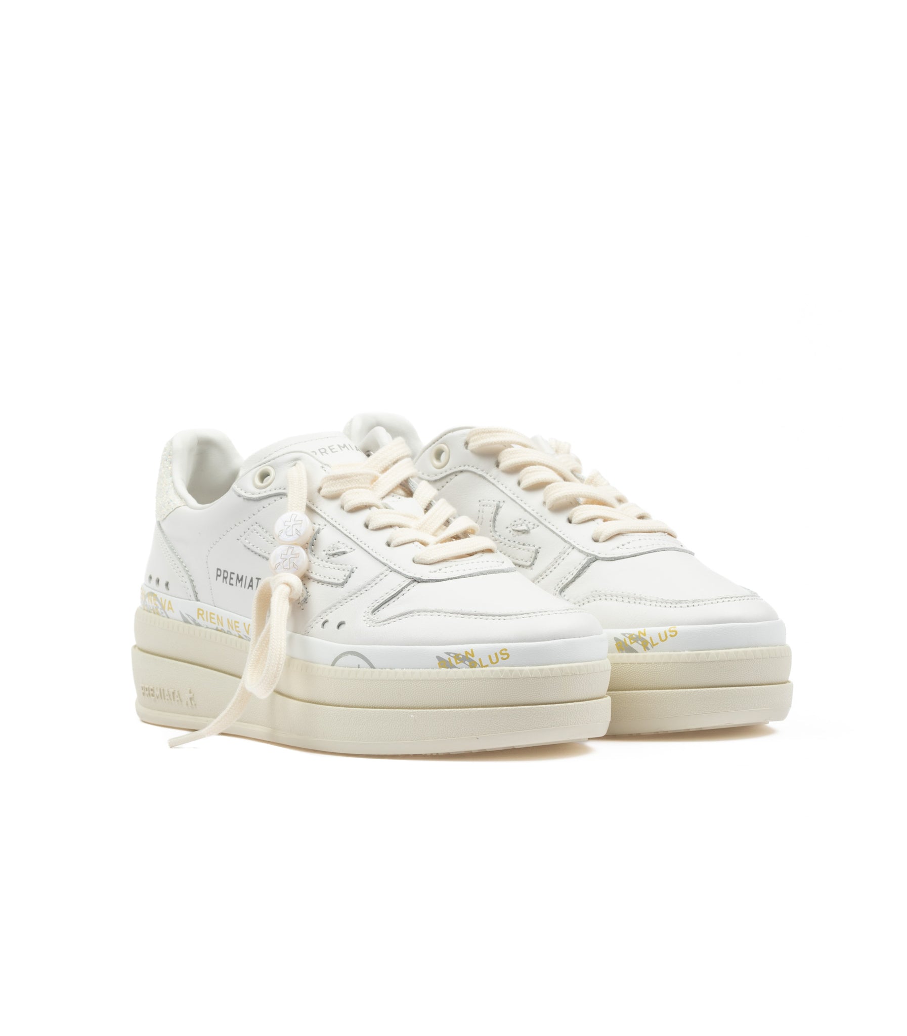 Premiata Micol 7010 Pelle Bianco Donna