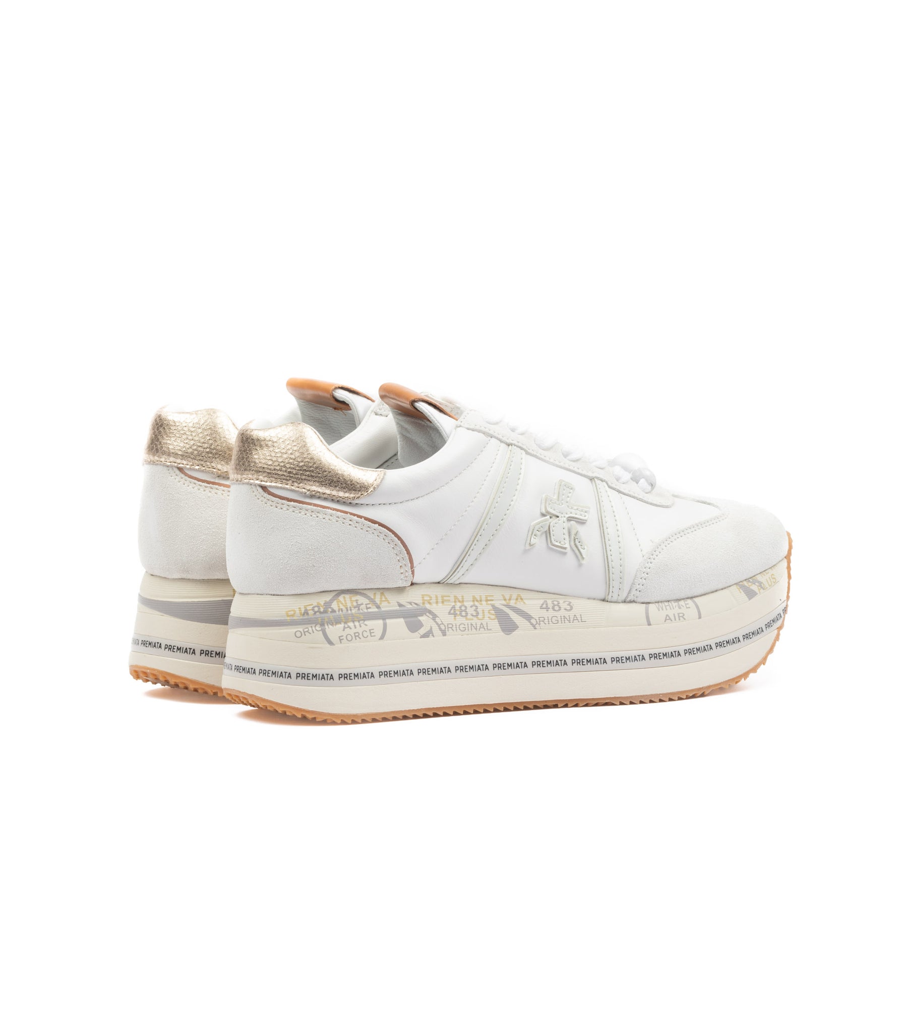 Premiata Beth Triple 7037 White Women