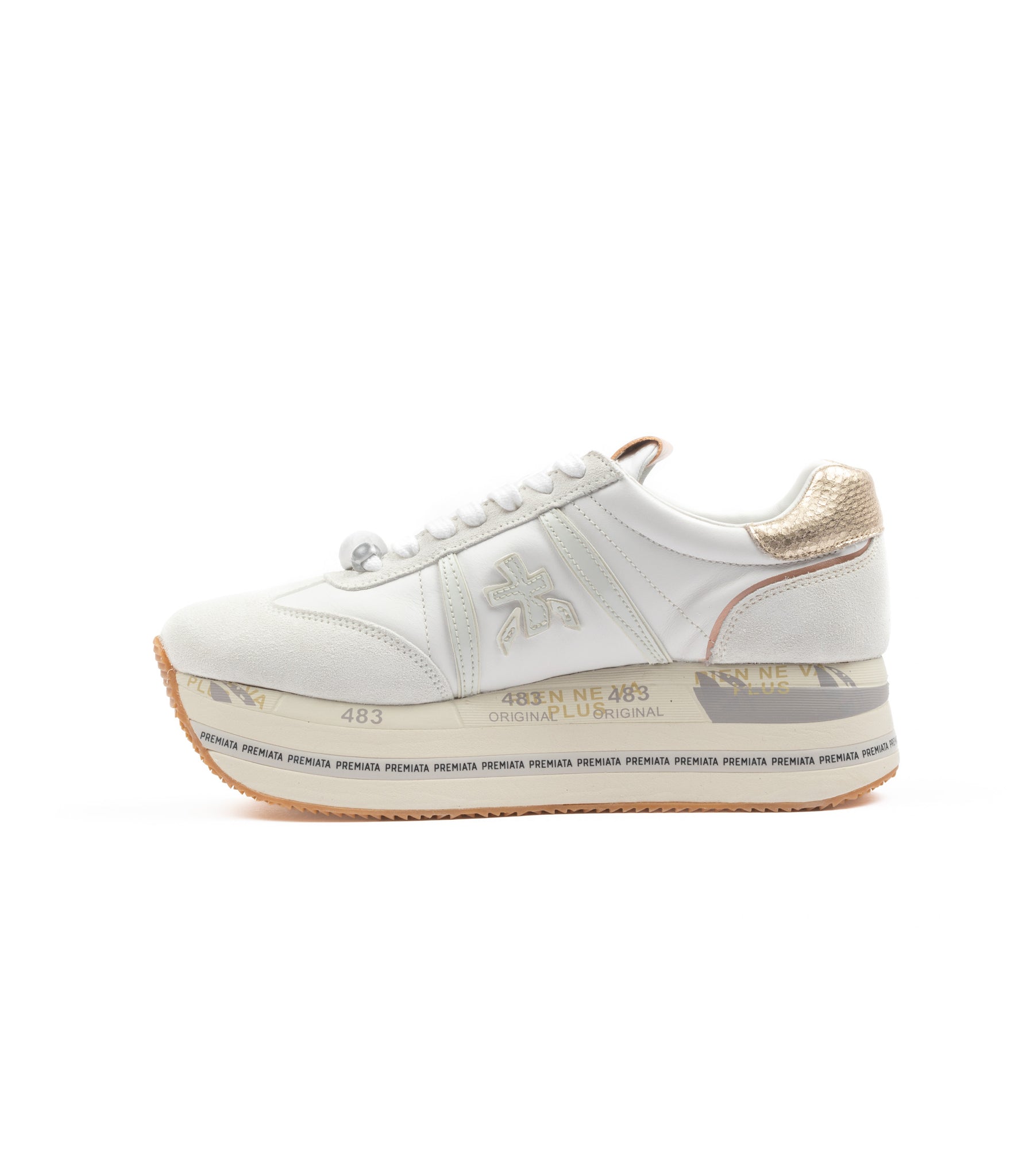 Premiata Beth Triple 7037 White Women