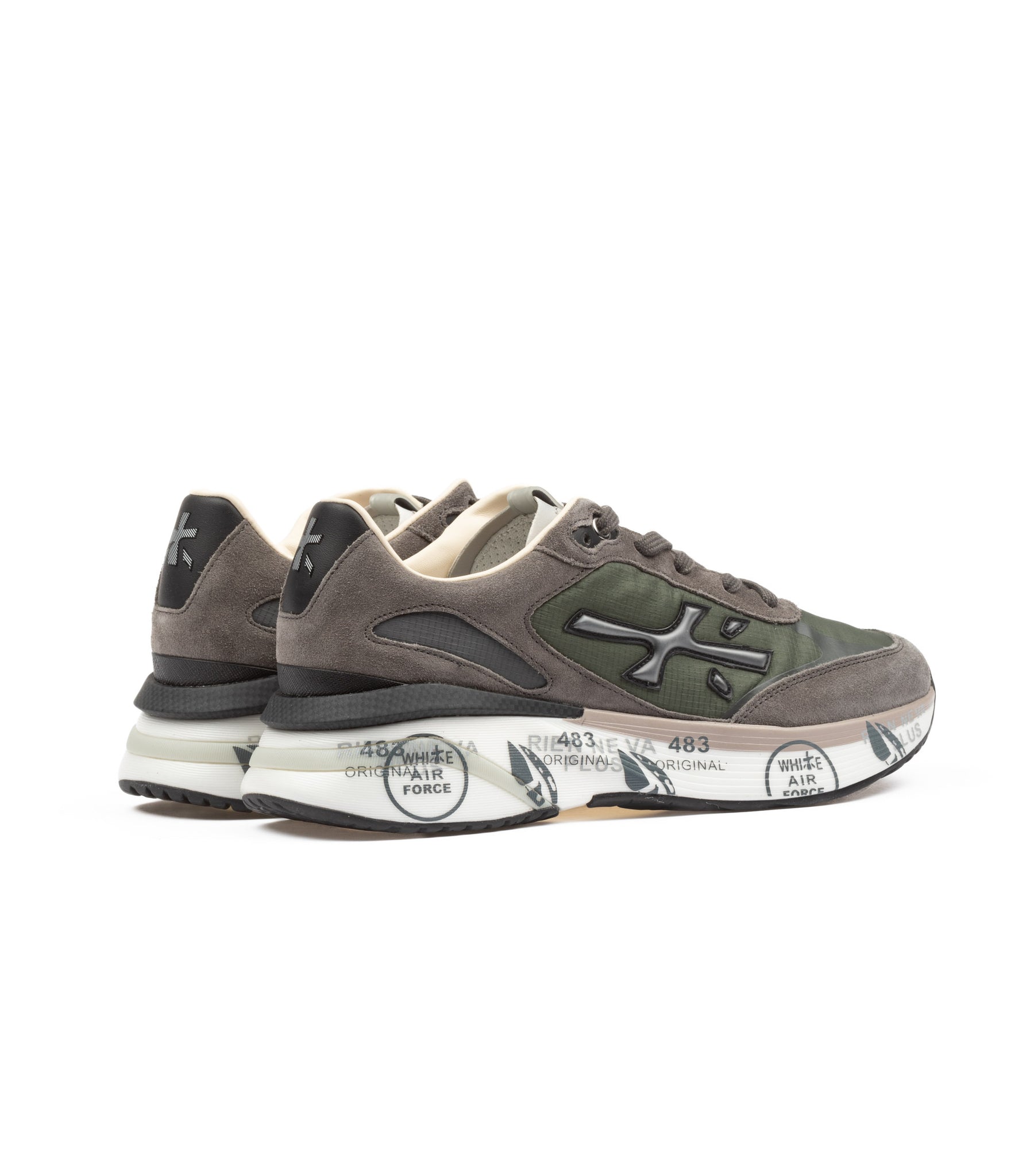 Premiata Moe Run 7106 Verde Militare Uomo