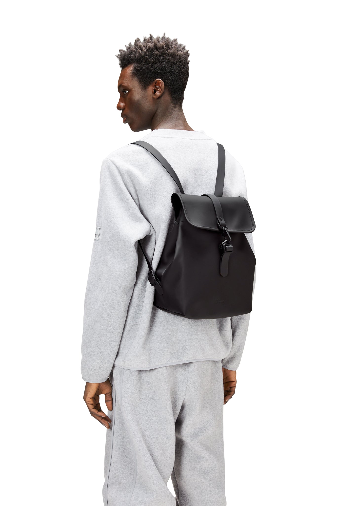 Zaino Rains Bucket Backpack Nero