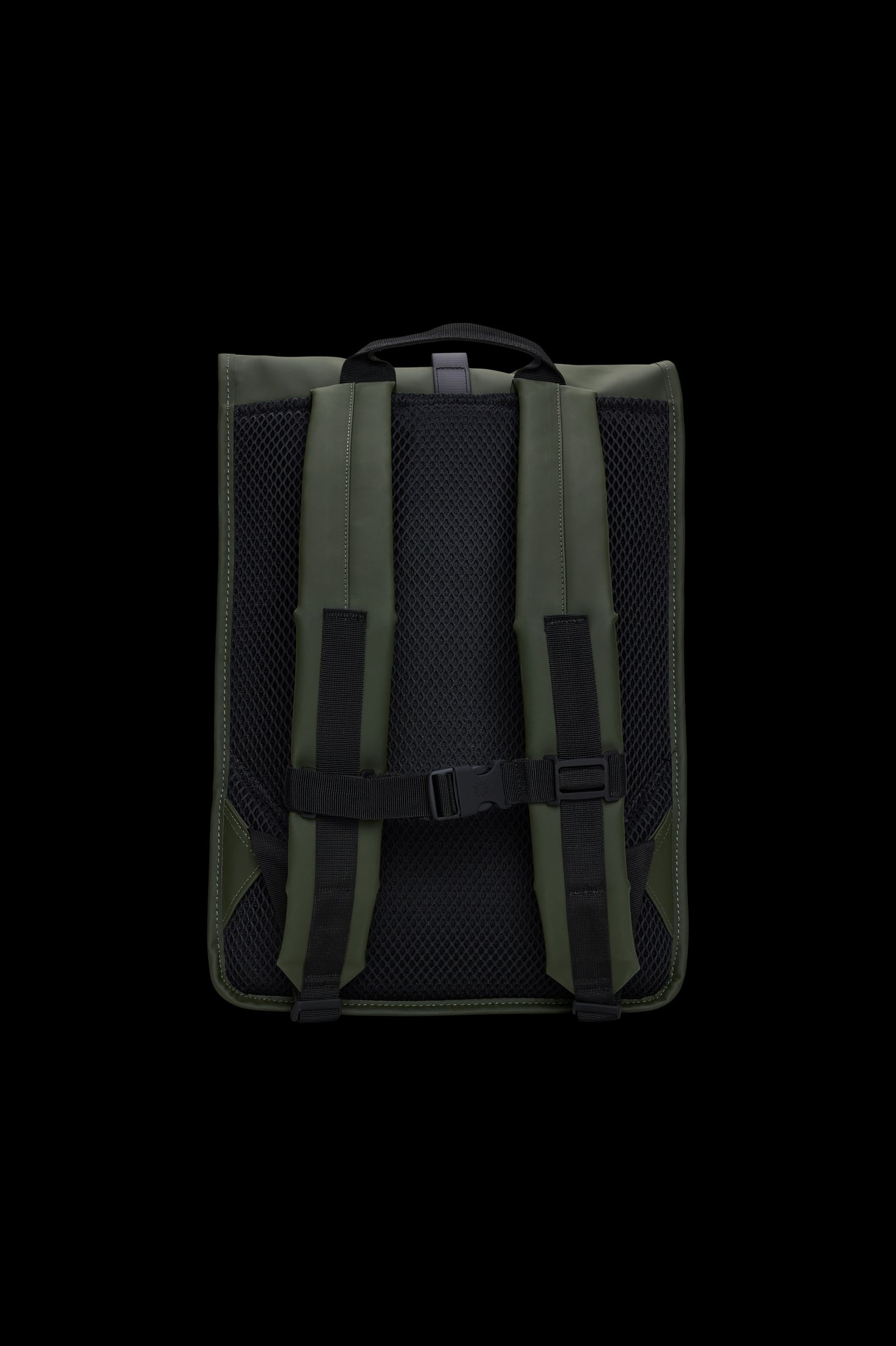 Zaino Rains Rolltop Rucksack Verde