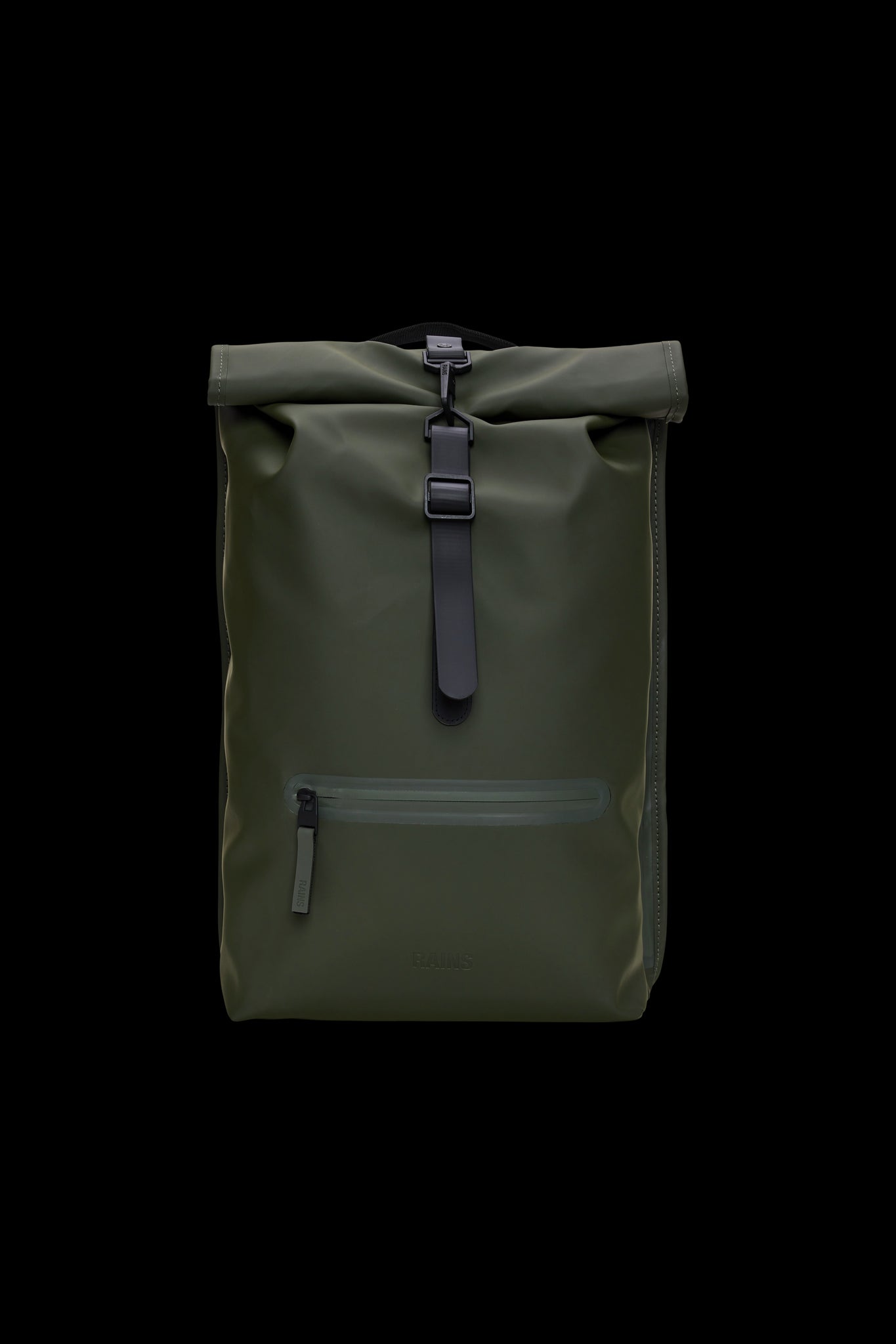 Zaino Rains Rolltop Rucksack Verde