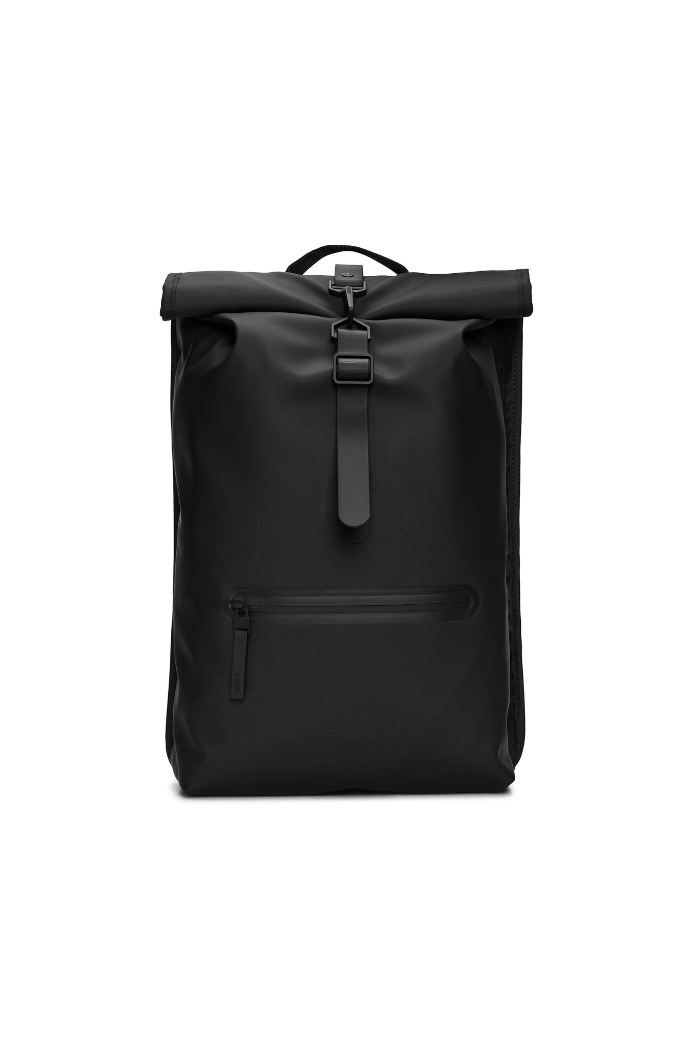 Rains Rolltop Rucksack Black