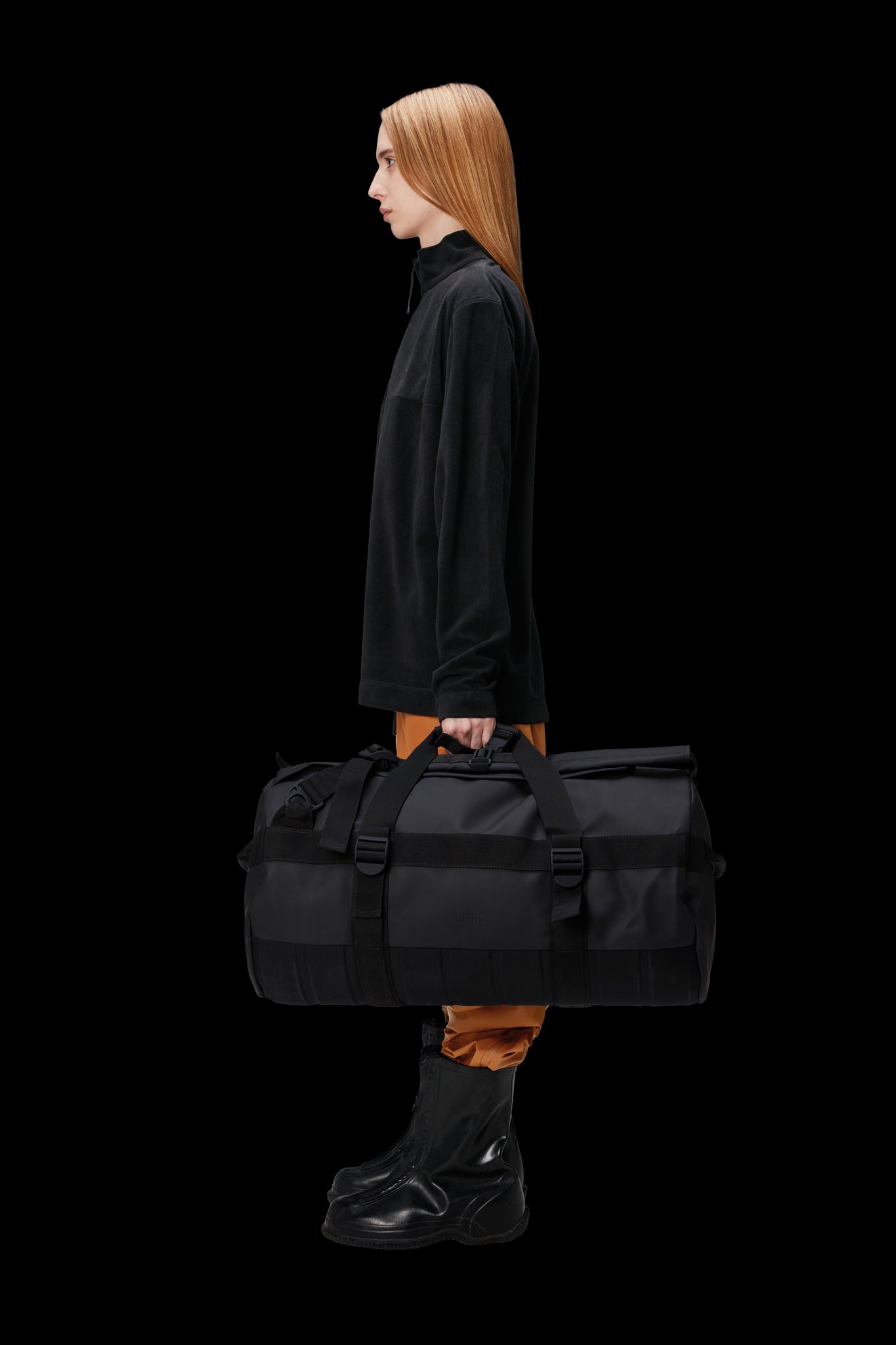 Rains Texel Duffel Bag Nero